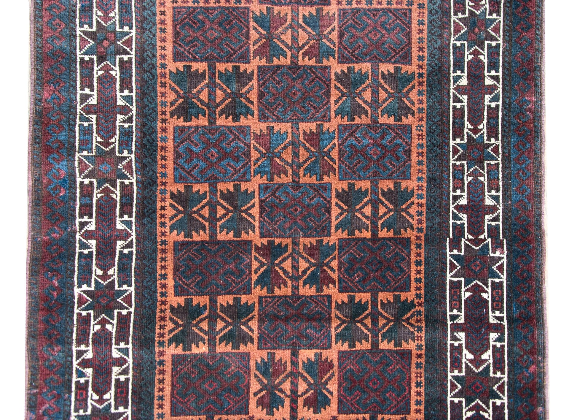 Vintage AFghani Baluch Prayer Rug For Sale