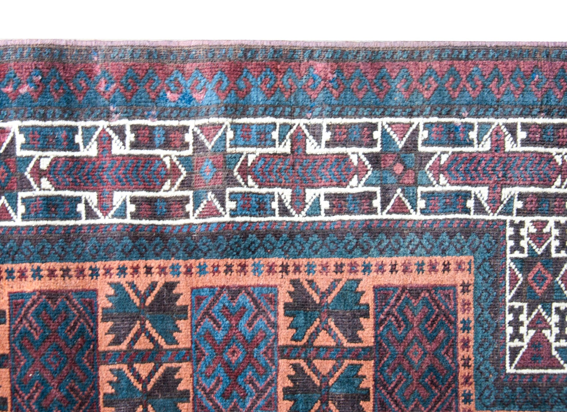 Vintage AFghani Baluch Prayer Rug For Sale