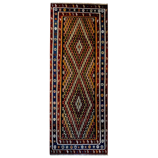 Fantastic Mid-20th Century Kirmanshah Kilim Runner For Sale