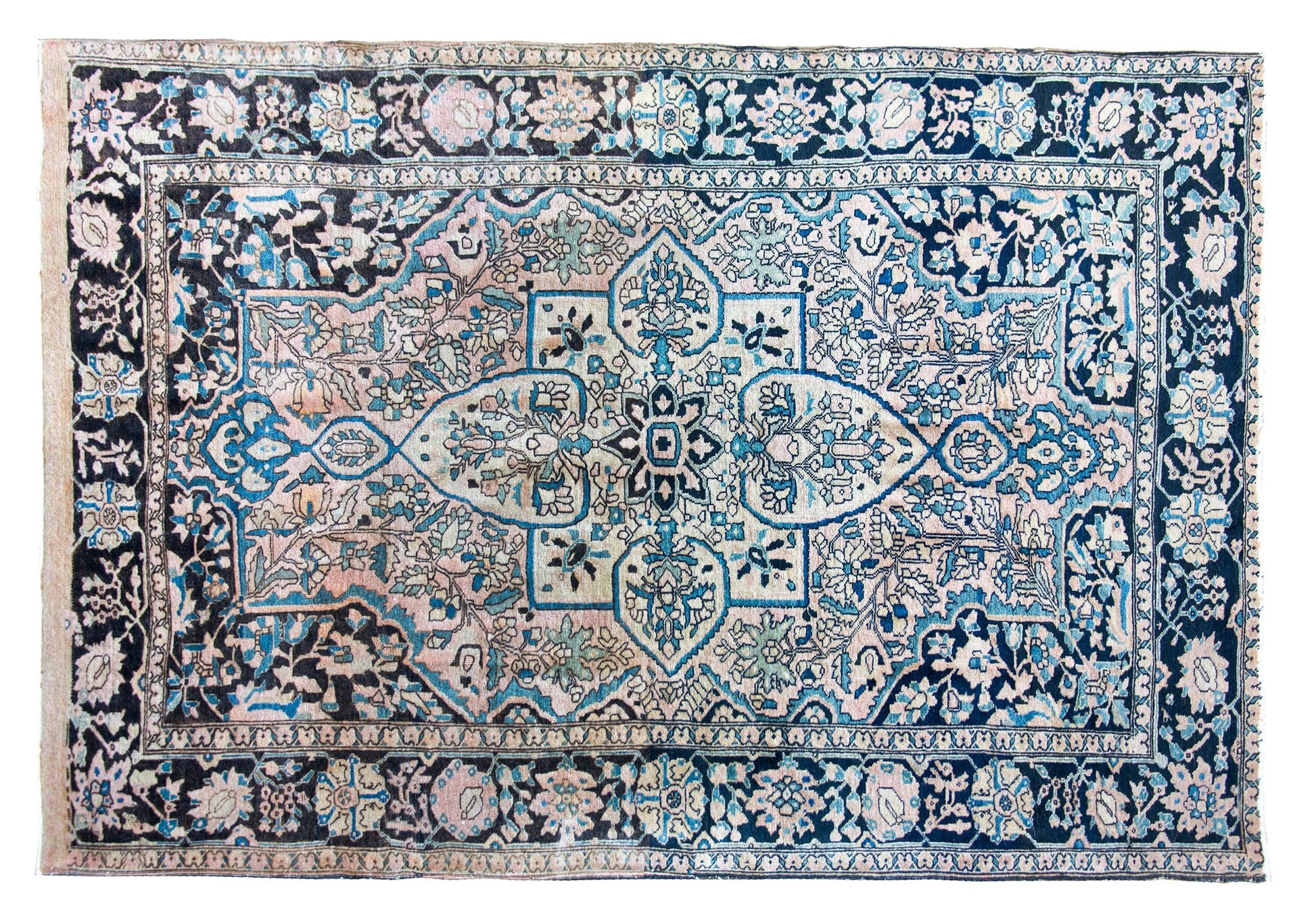Early 20th Century Persian Sarouk Farahan Rug For Sale