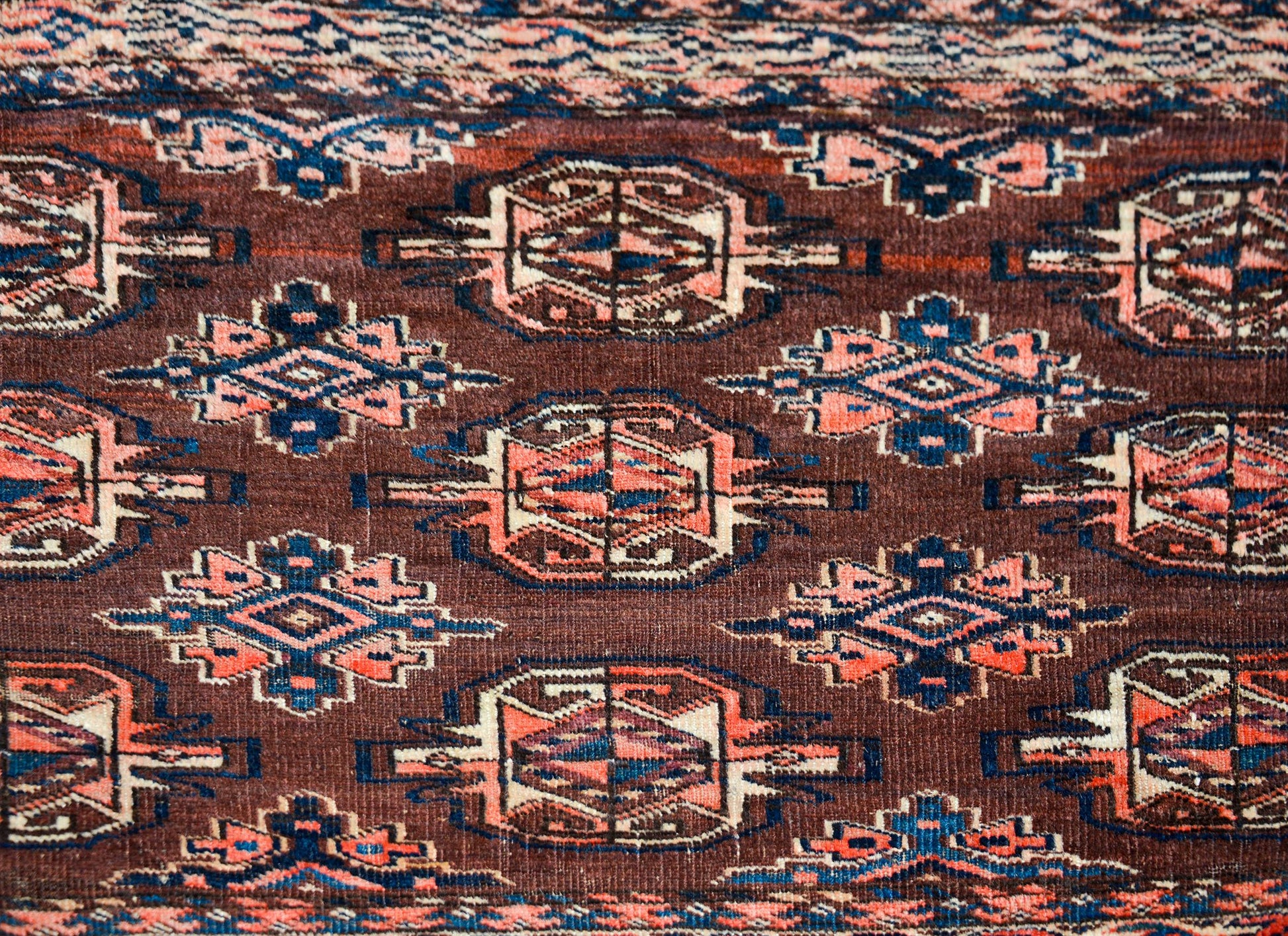 Early 20th Century Persian Teke Rug For Sale