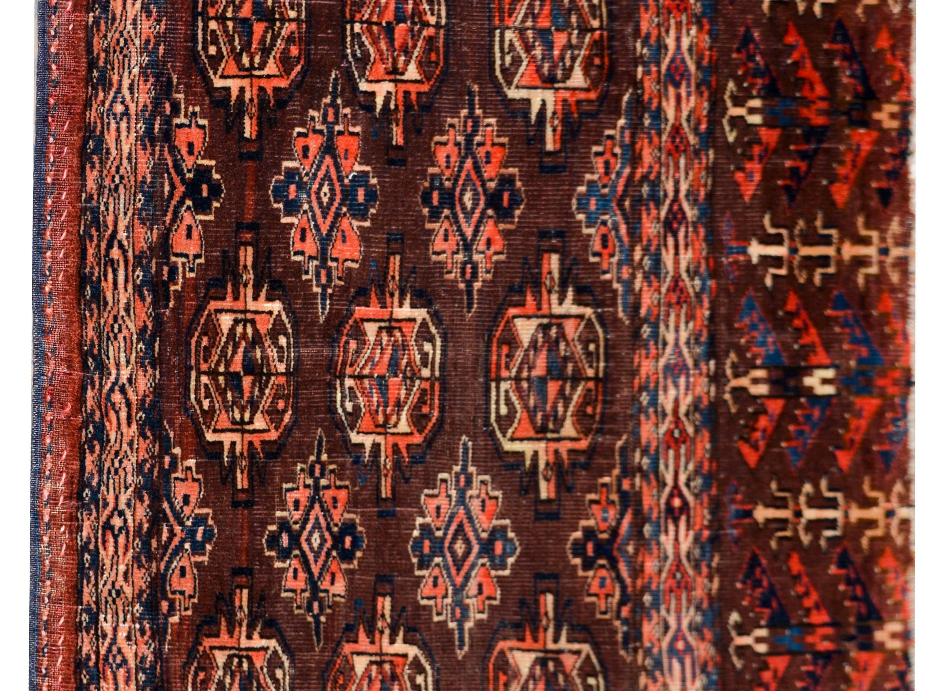 Early 20th Century Persian Teke Rug For Sale