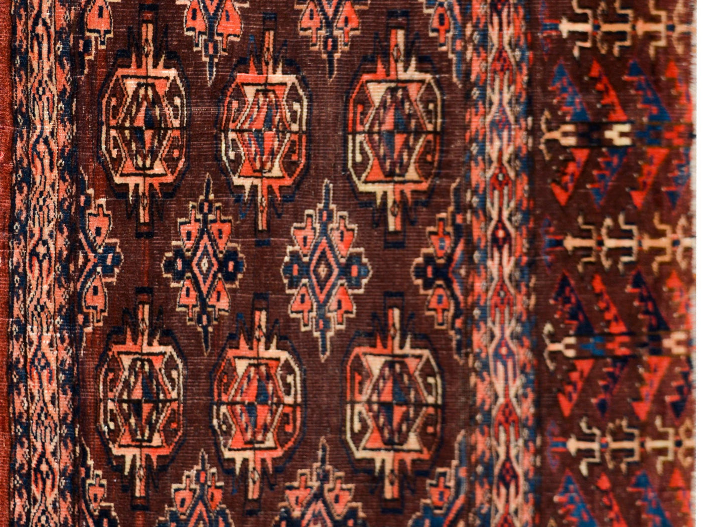 Early 20th Century Persian Teke Rug For Sale