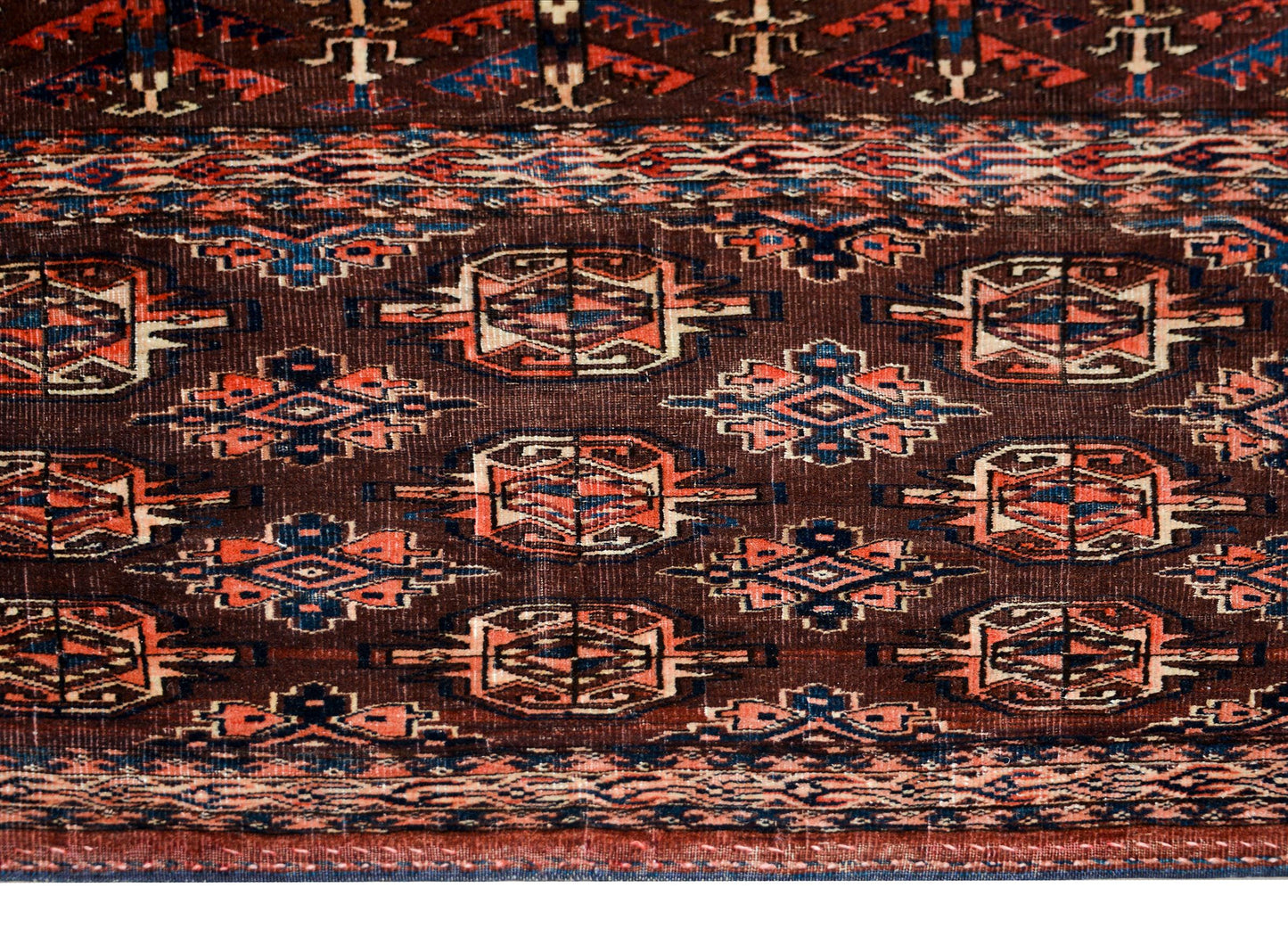 Early 20th Century Persian Teke Rug For Sale