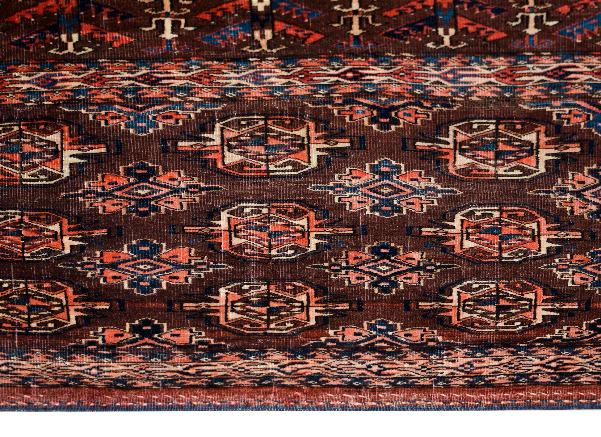 Early 20th Century Persian Teke Rug For Sale