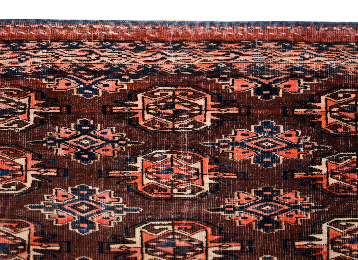 Early 20th Century Persian Teke Rug For Sale