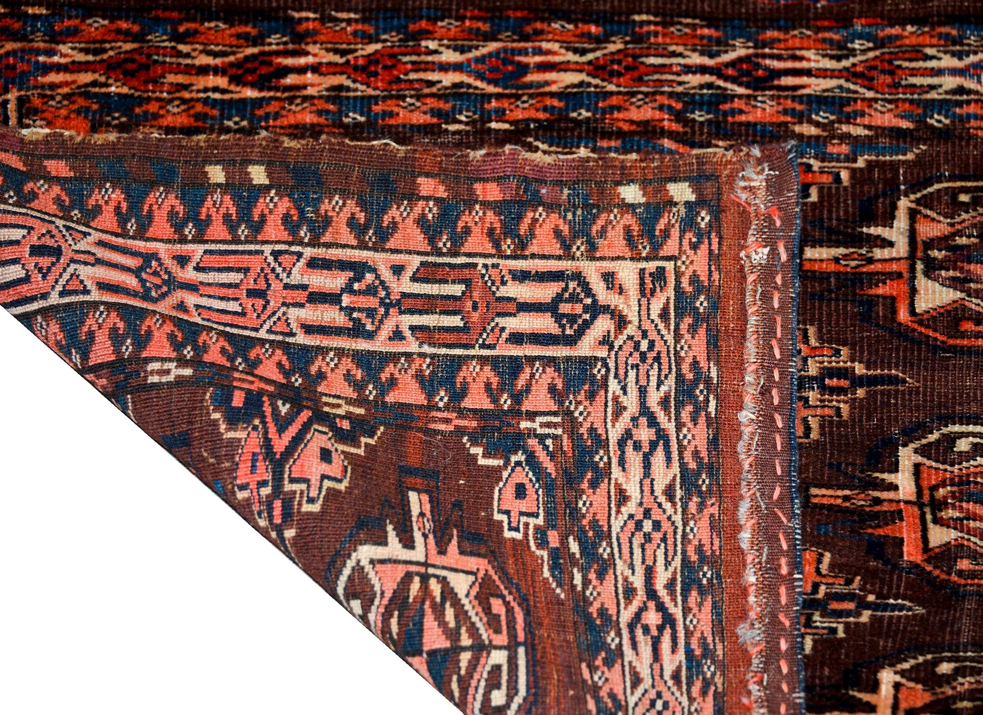 Early 20th Century Persian Teke Rug For Sale