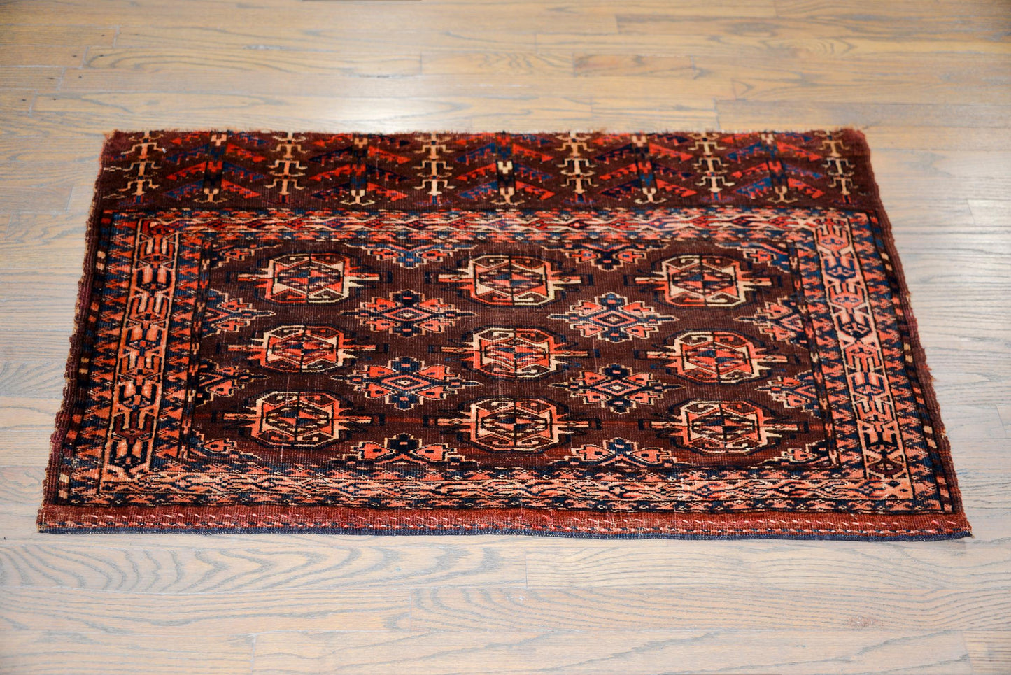 Early 20th Century Persian Teke Rug For Sale