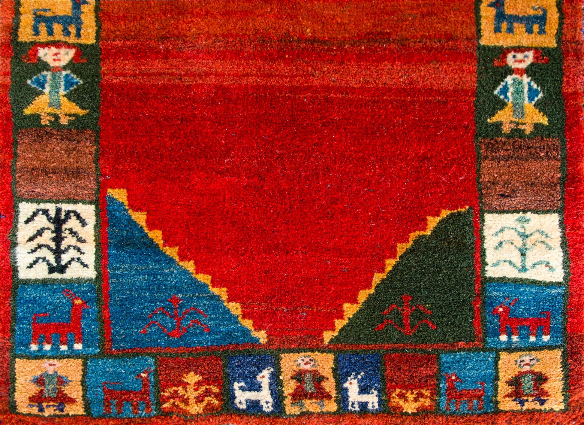 Vintage Persian Gabbeh Rug For Sale