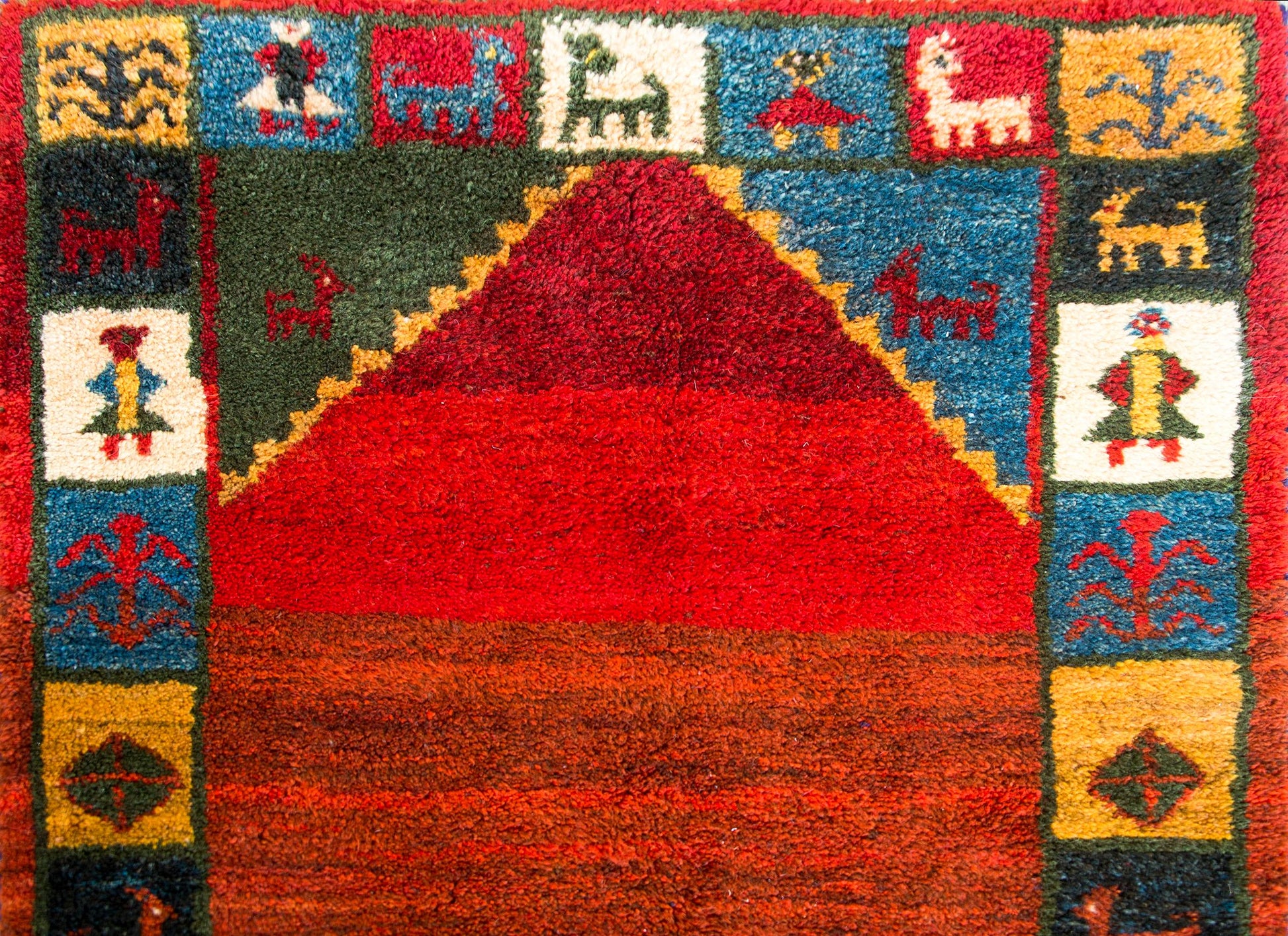 Vintage Persian Gabbeh Rug For Sale