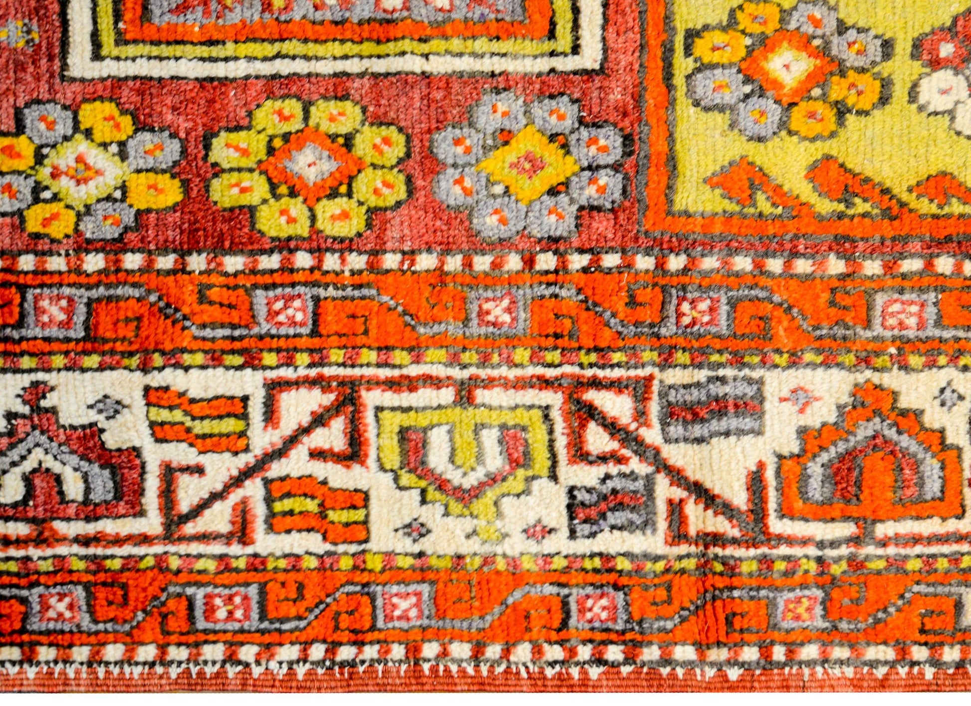 Wonderful Vintage Turkish Konya Rug For Sale