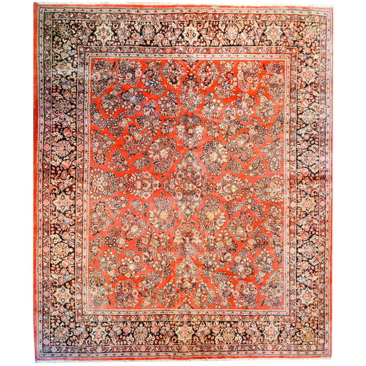 Wonderful Early 20th Century Sarouk Rug For Sale