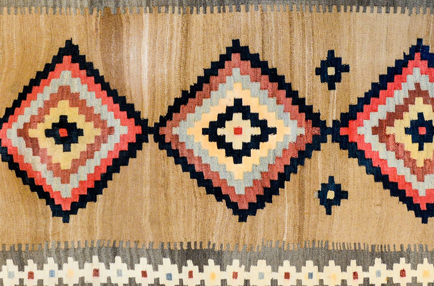 Early 20th Century Zarand Kilim Runner For Sale