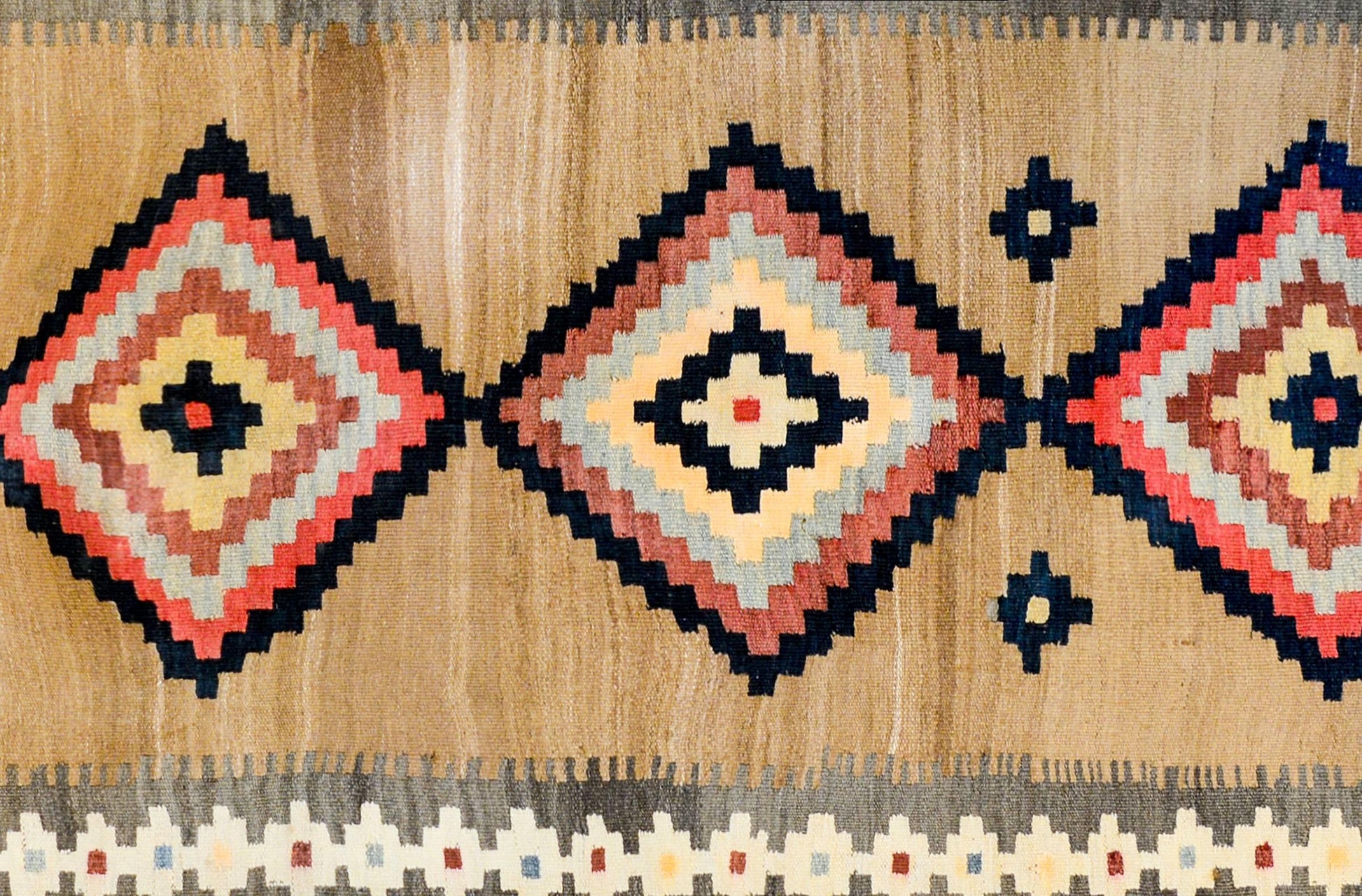 Early 20th Century Zarand Kilim Runner For Sale