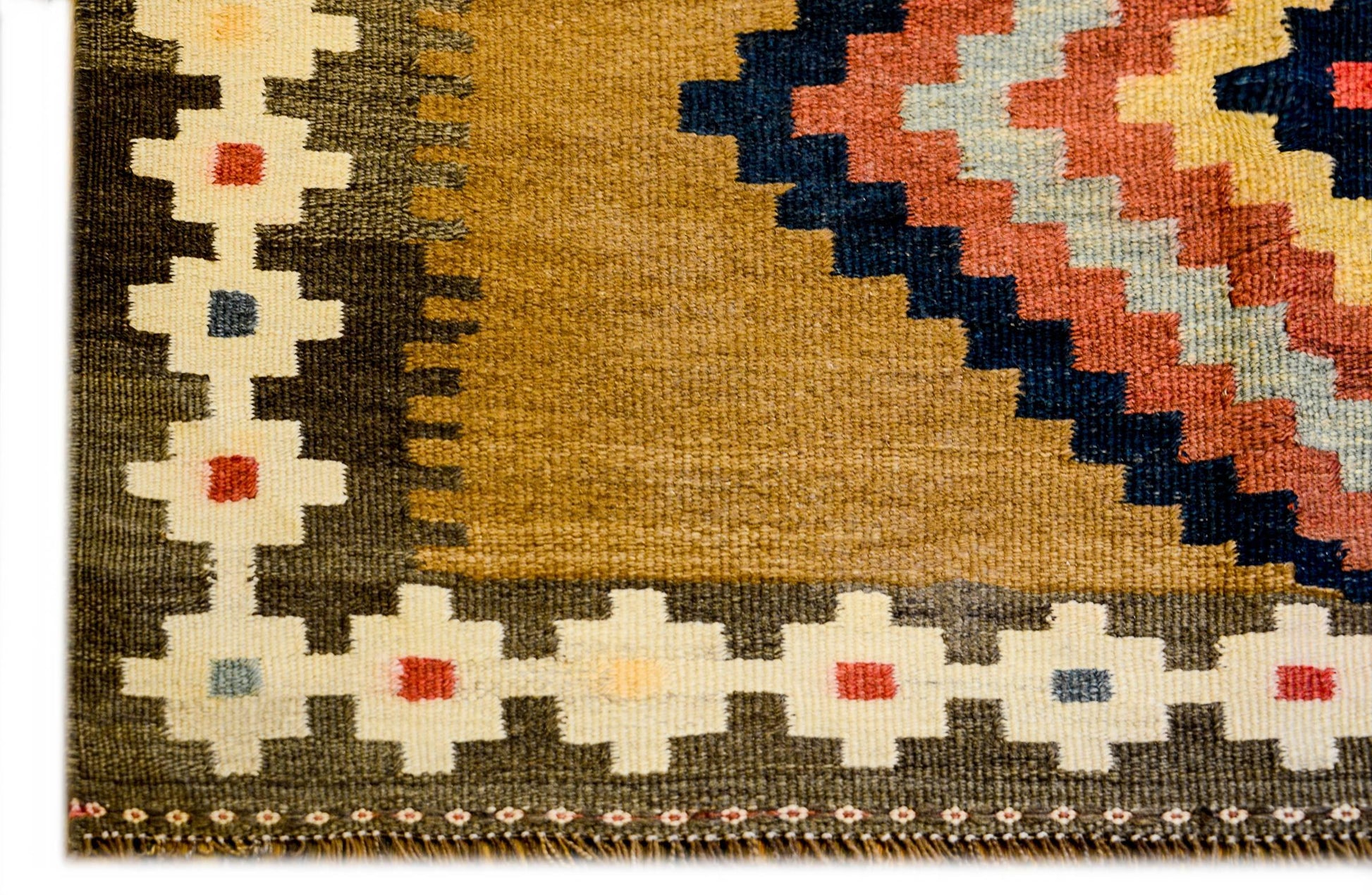 Early 20th Century Zarand Kilim Runner For Sale