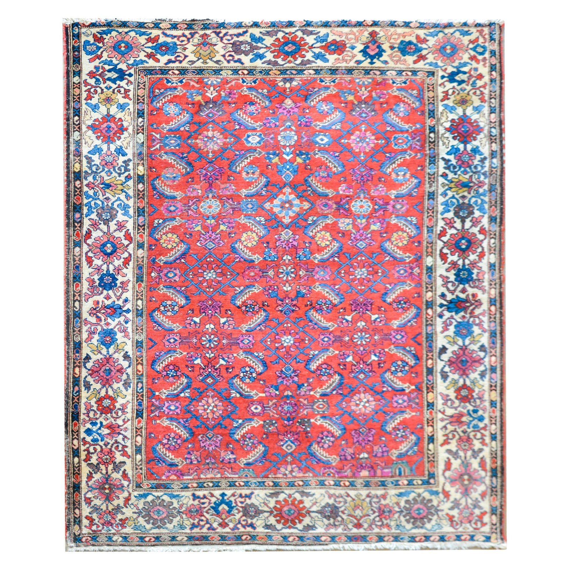 Early 20th Century Persian Malayer Rug For Sale