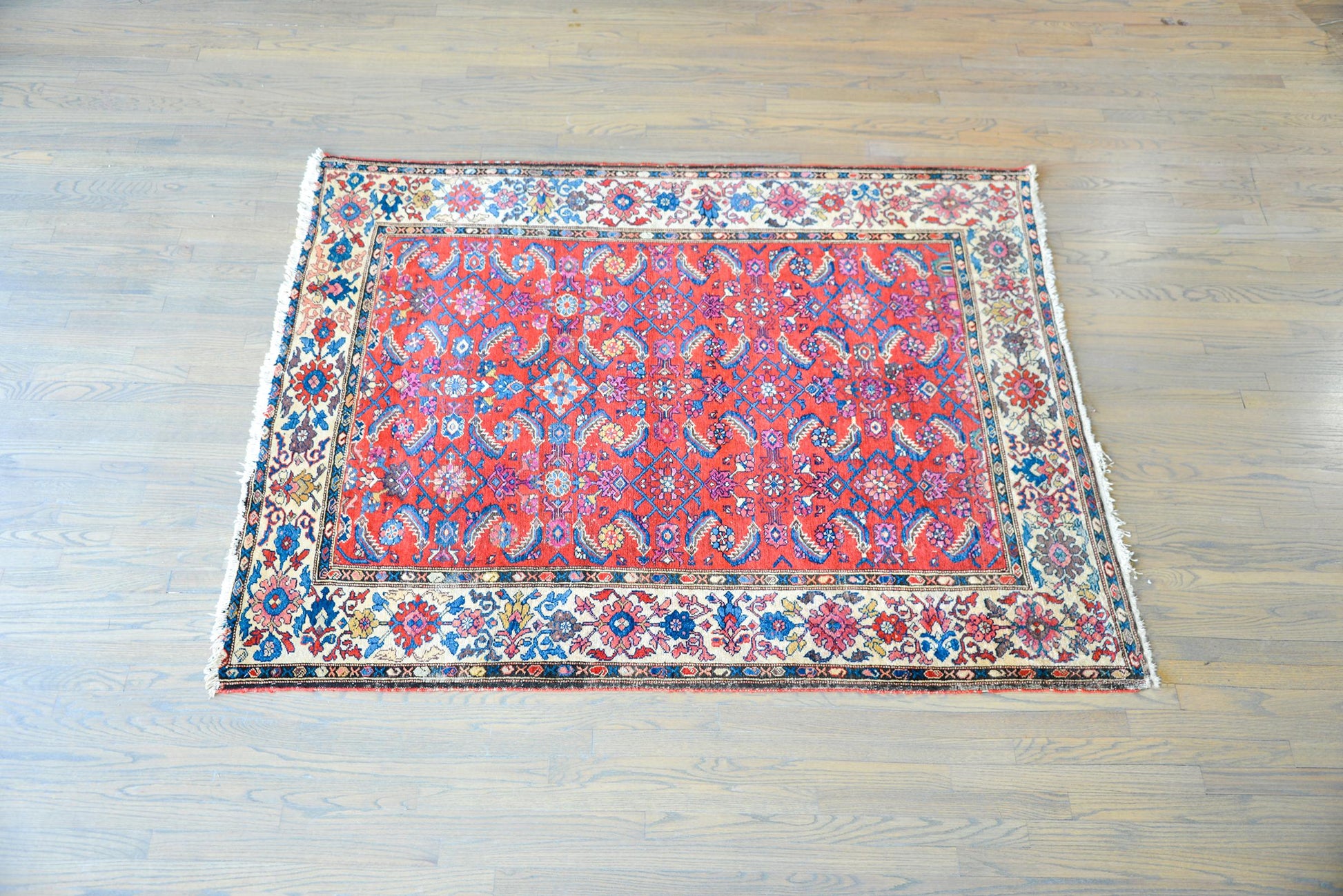 Early 20th Century Persian Malayer Rug For Sale