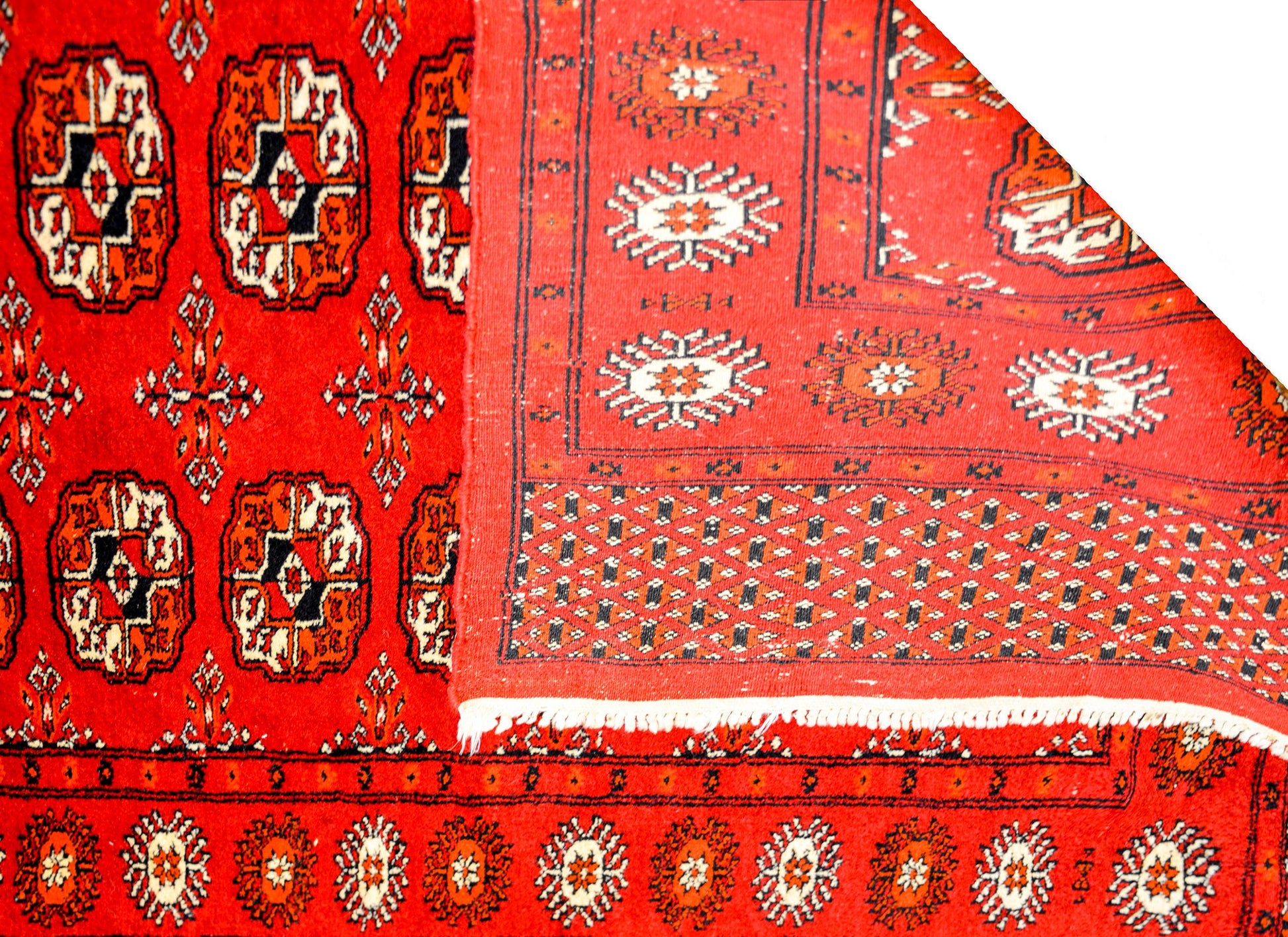 Gorgeous Mid-20th Century Bokhara Rug For Sale