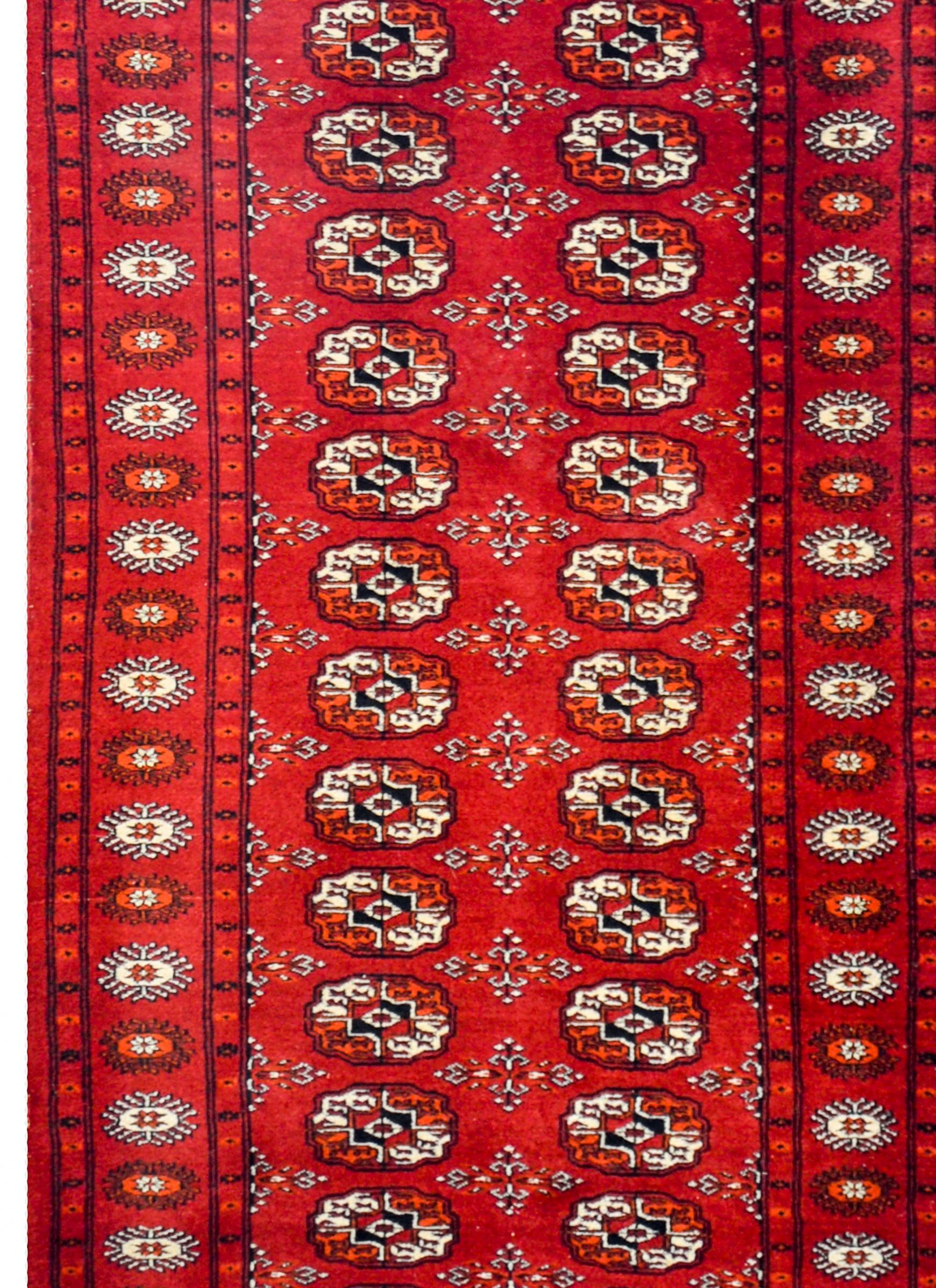Gorgeous Mid-20th Century Bokhara Rug For Sale