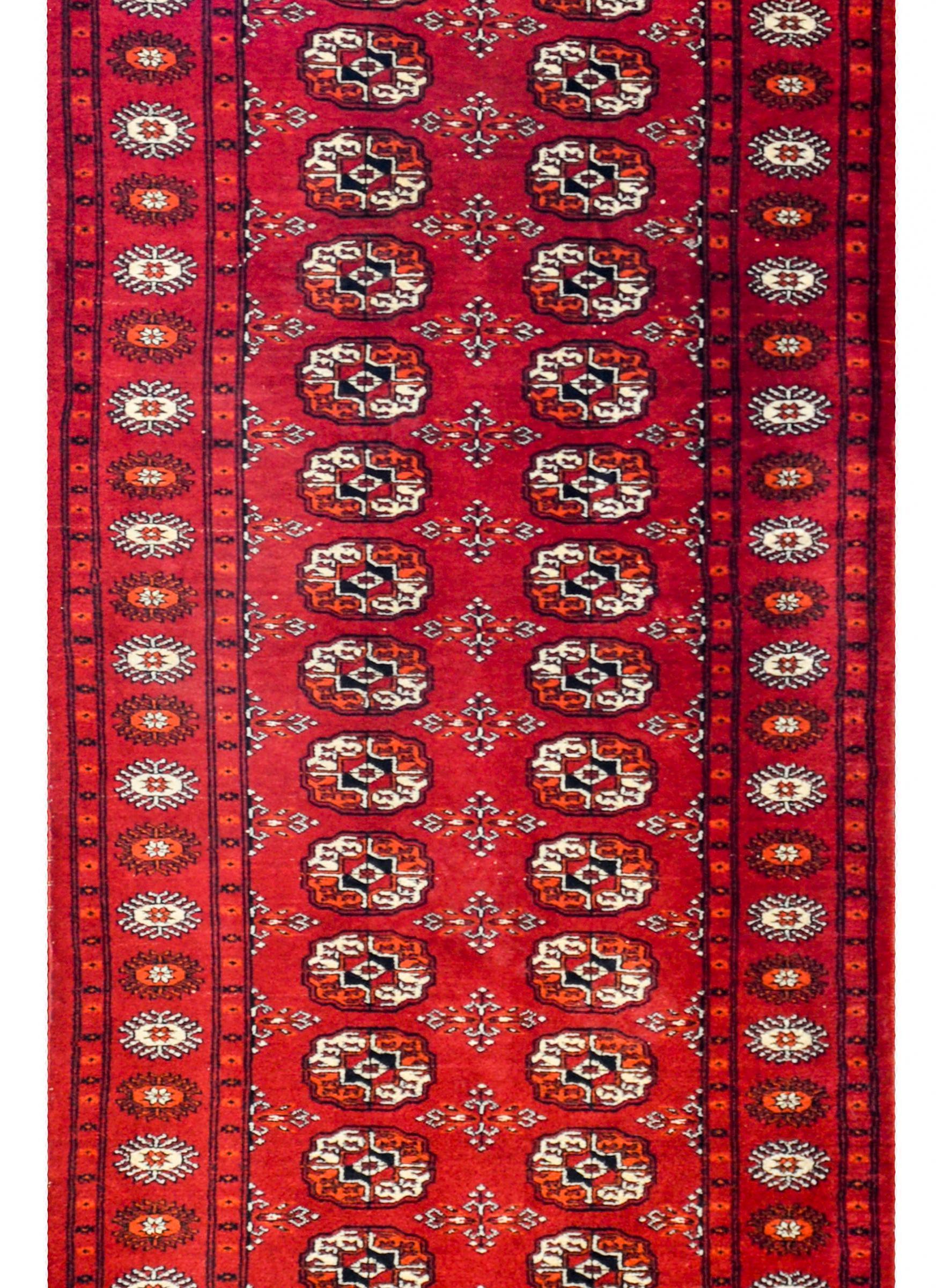 Gorgeous Mid-20th Century Bokhara Rug For Sale
