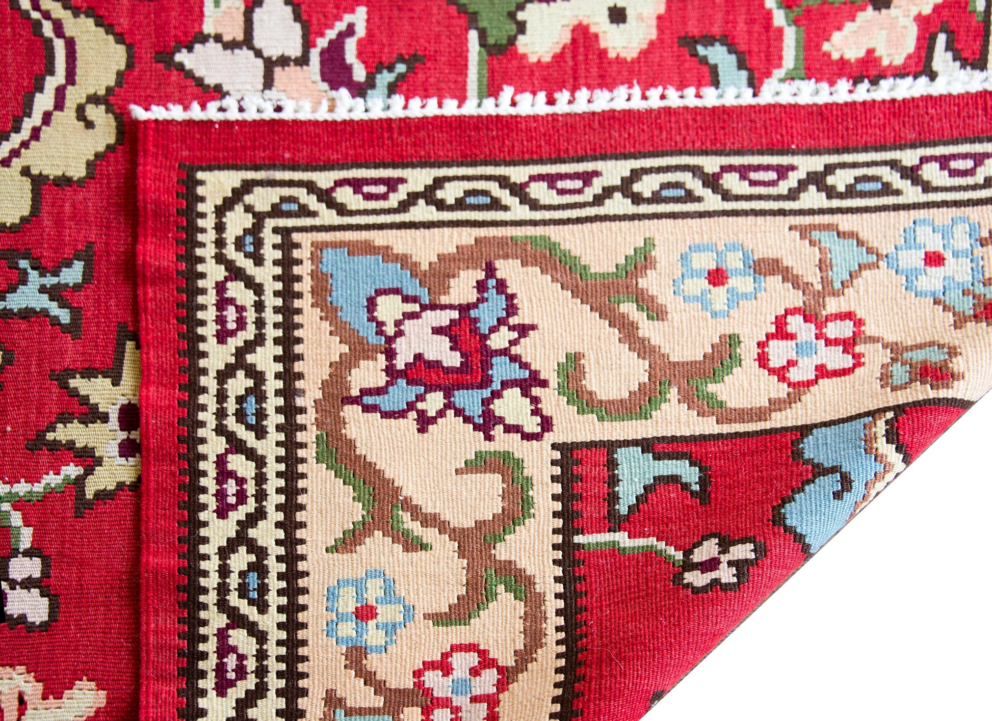 Vintage Turkish Kilim For Sale