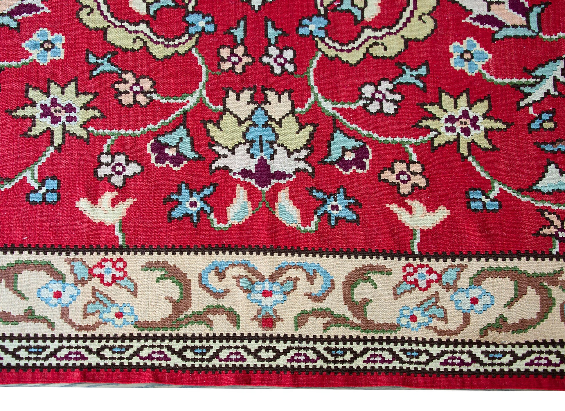 Vintage Turkish Kilim For Sale