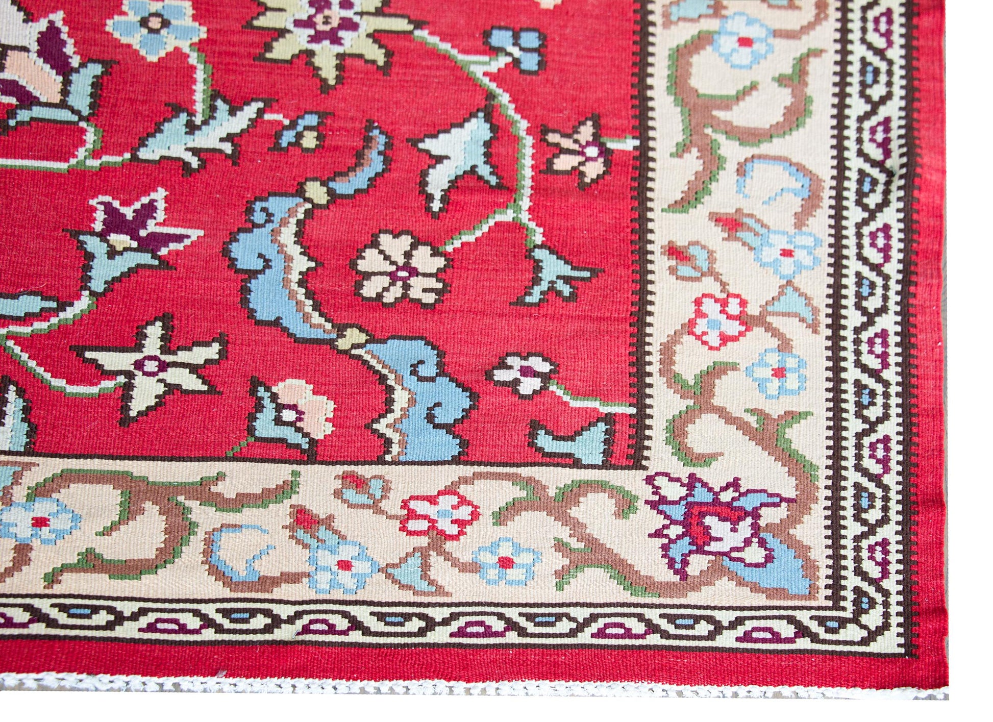 Vintage Turkish Kilim For Sale
