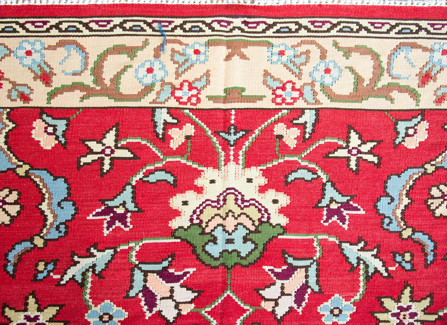 Vintage Turkish Kilim For Sale