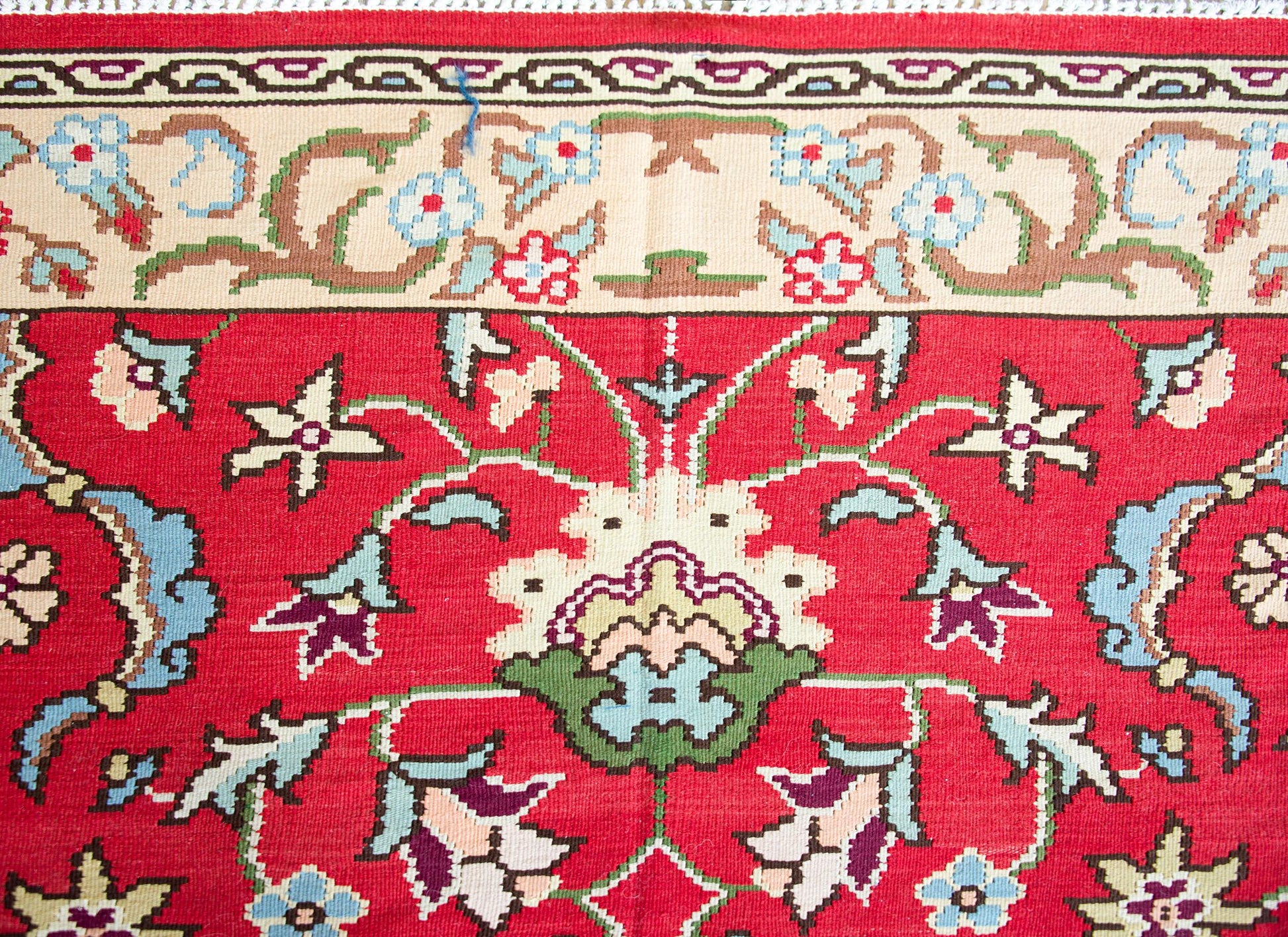 Vintage Turkish Kilim For Sale