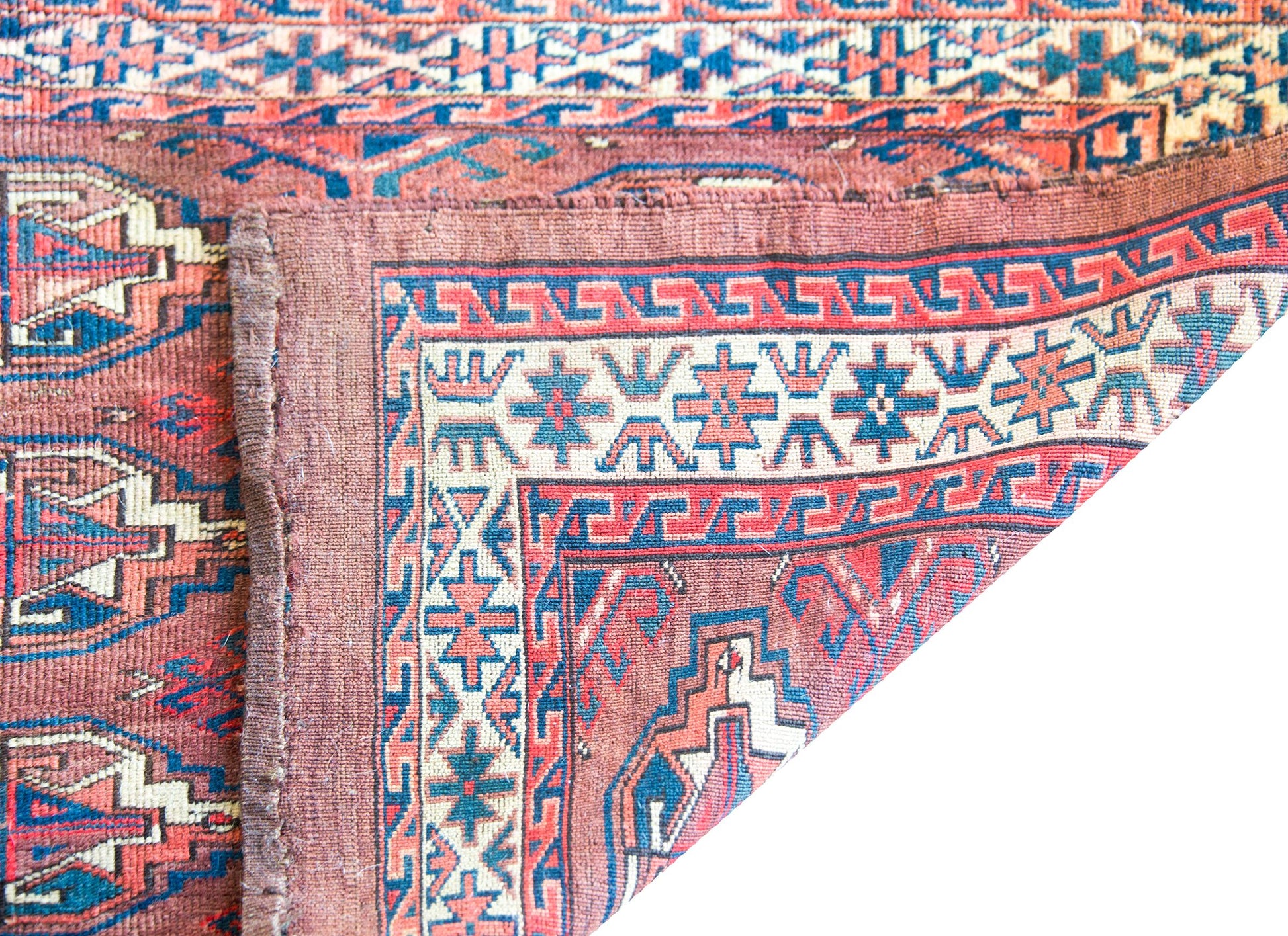 Early 20th Century Persian Turkman Rug For Sale