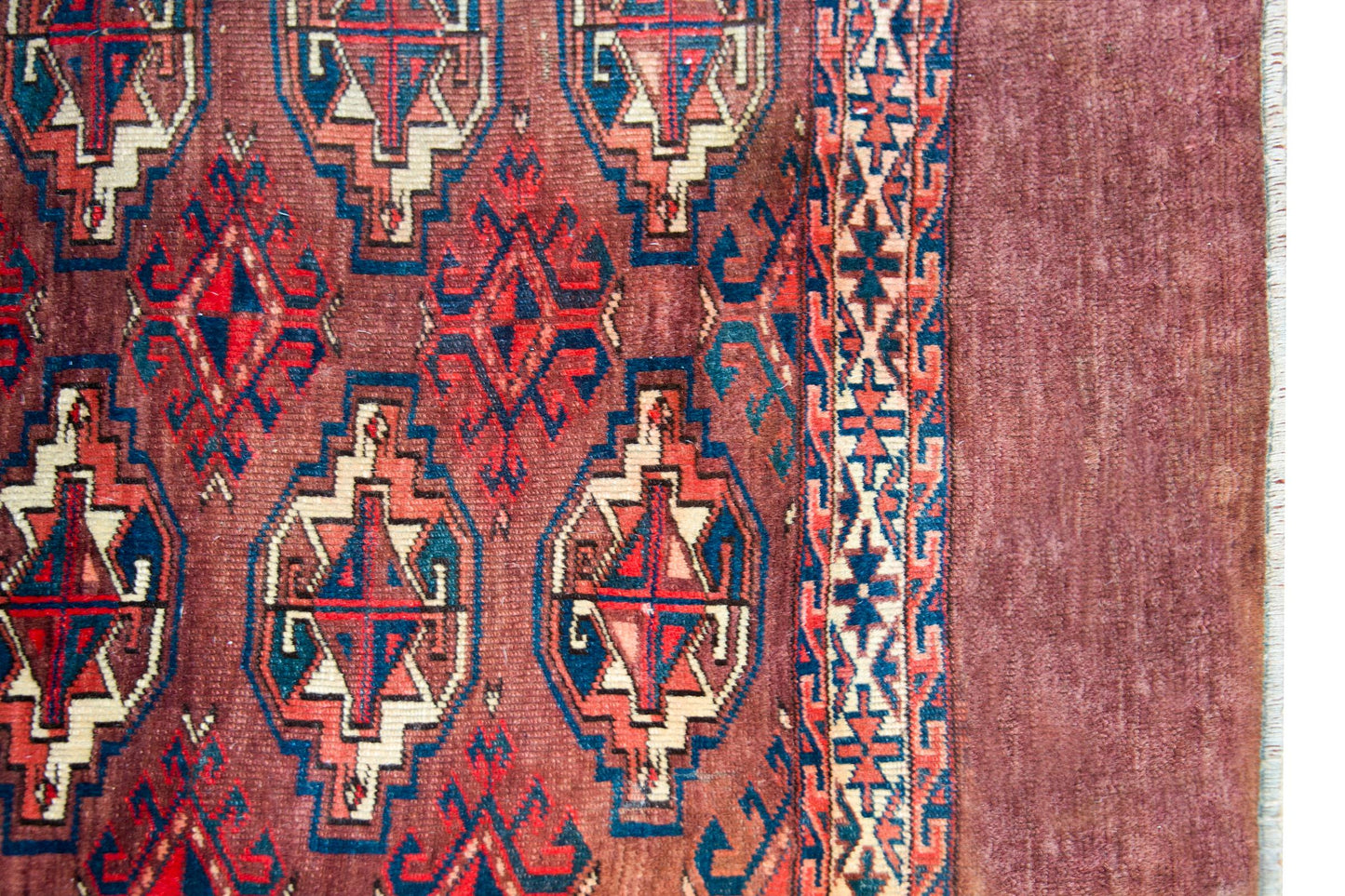 Early 20th Century Persian Turkman Rug For Sale