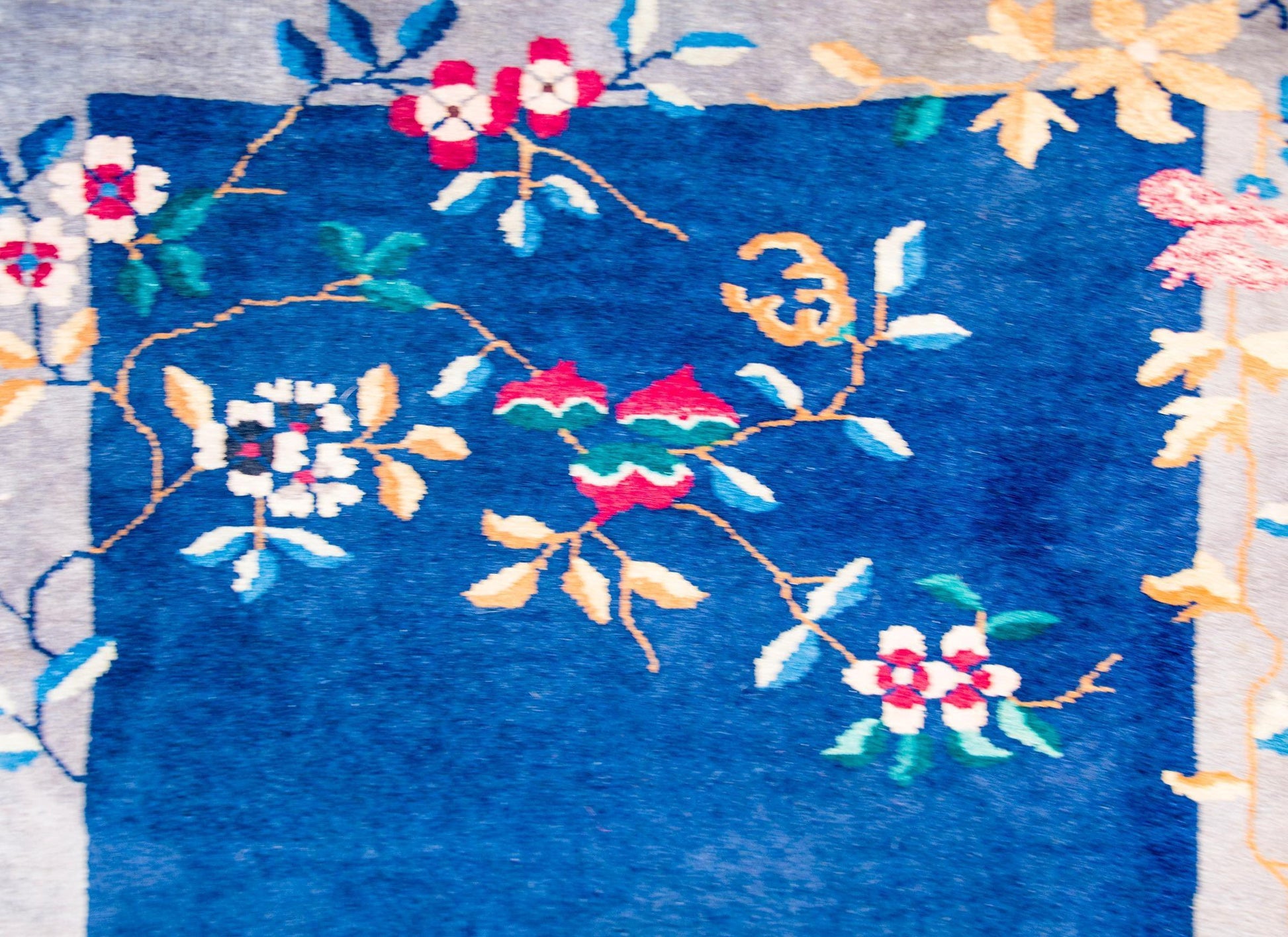 Early 20th Century Antique Art Deco Rug For Sale