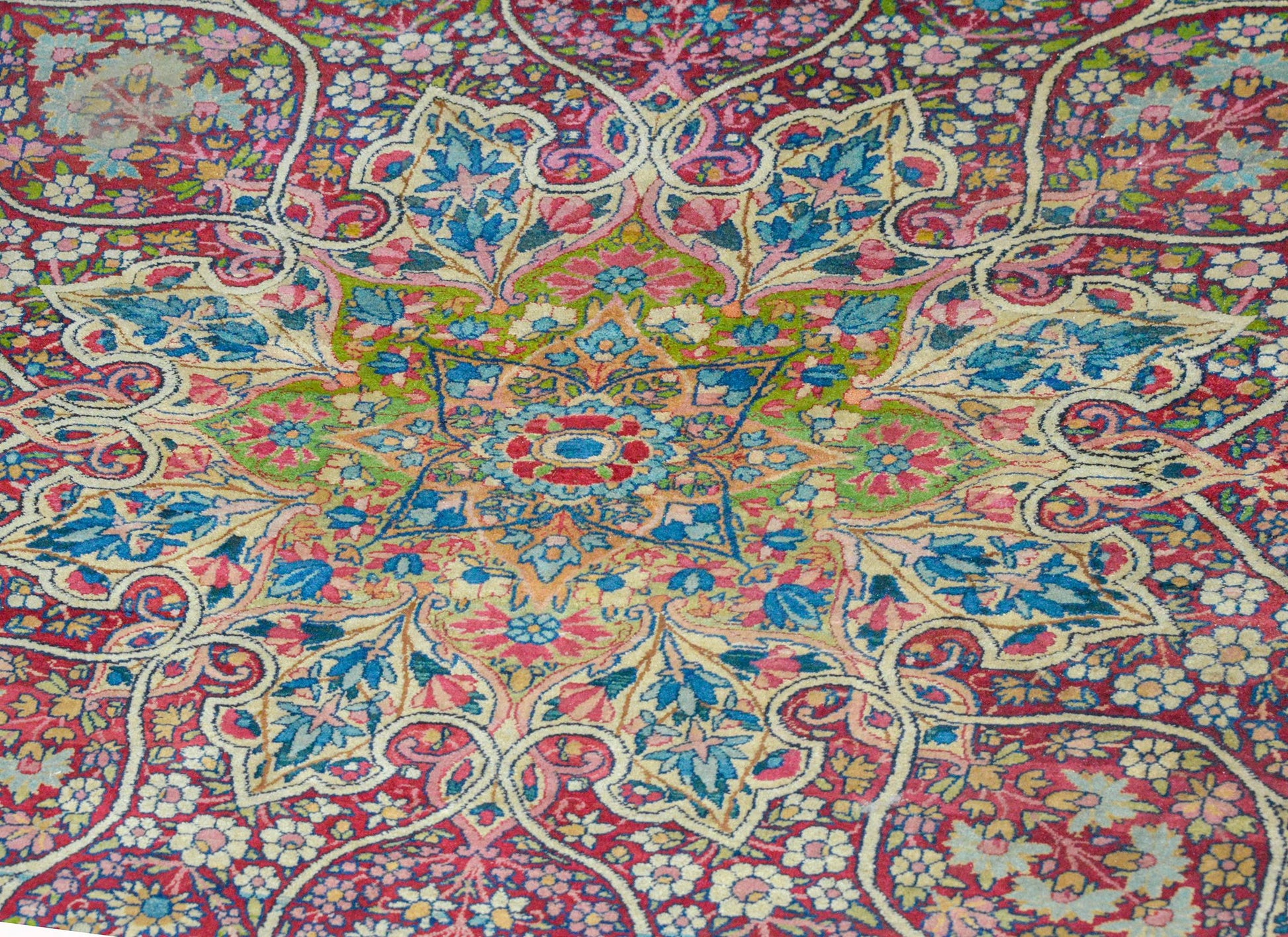 Outstanding Early 20th Century Lavar Kirman Rug For Sale