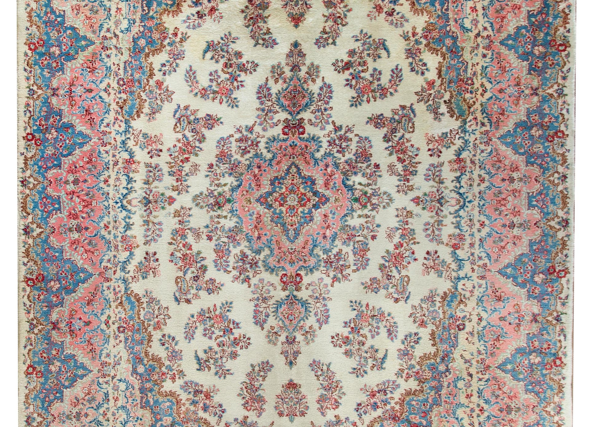 Early 20th Century Persian Kirman Rug For Sale