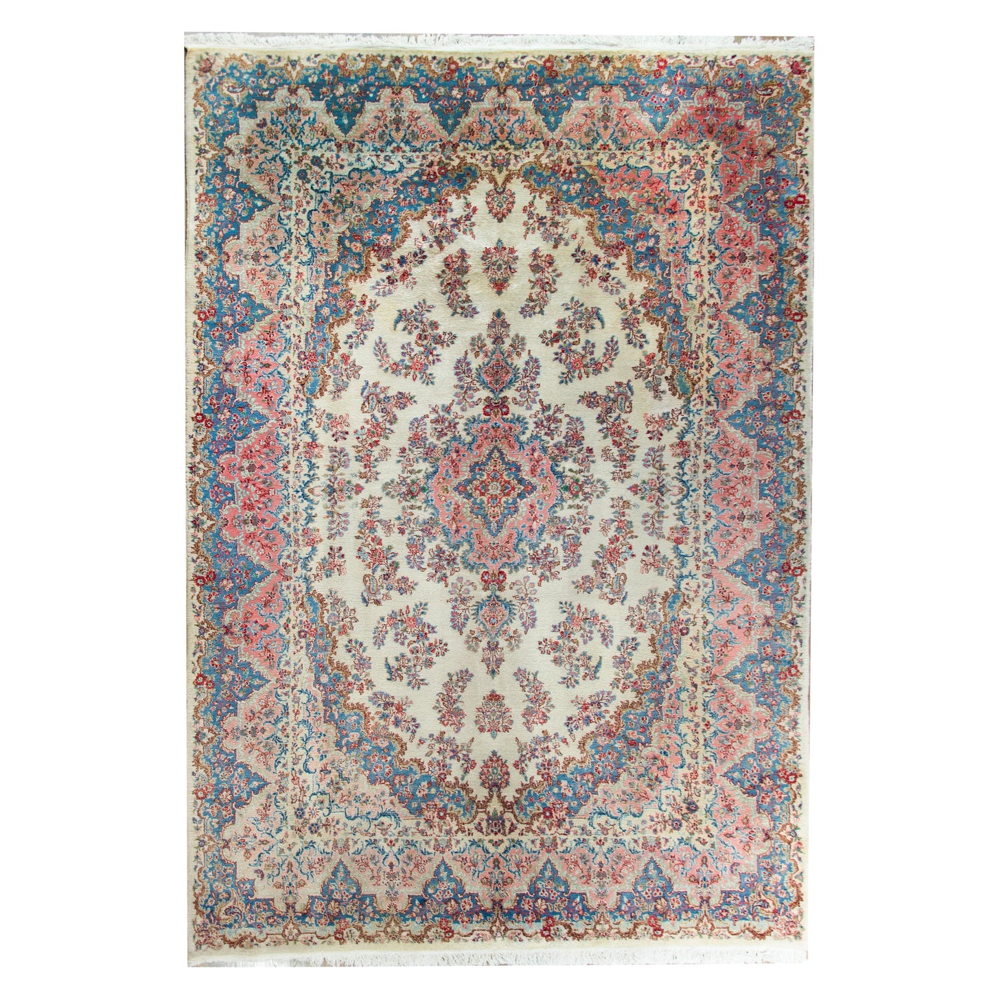 Early 20th Century Persian Kirman Rug For Sale