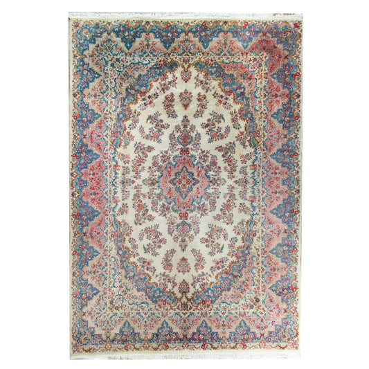 Early 20th Century Persian Kirman Rug For Sale
