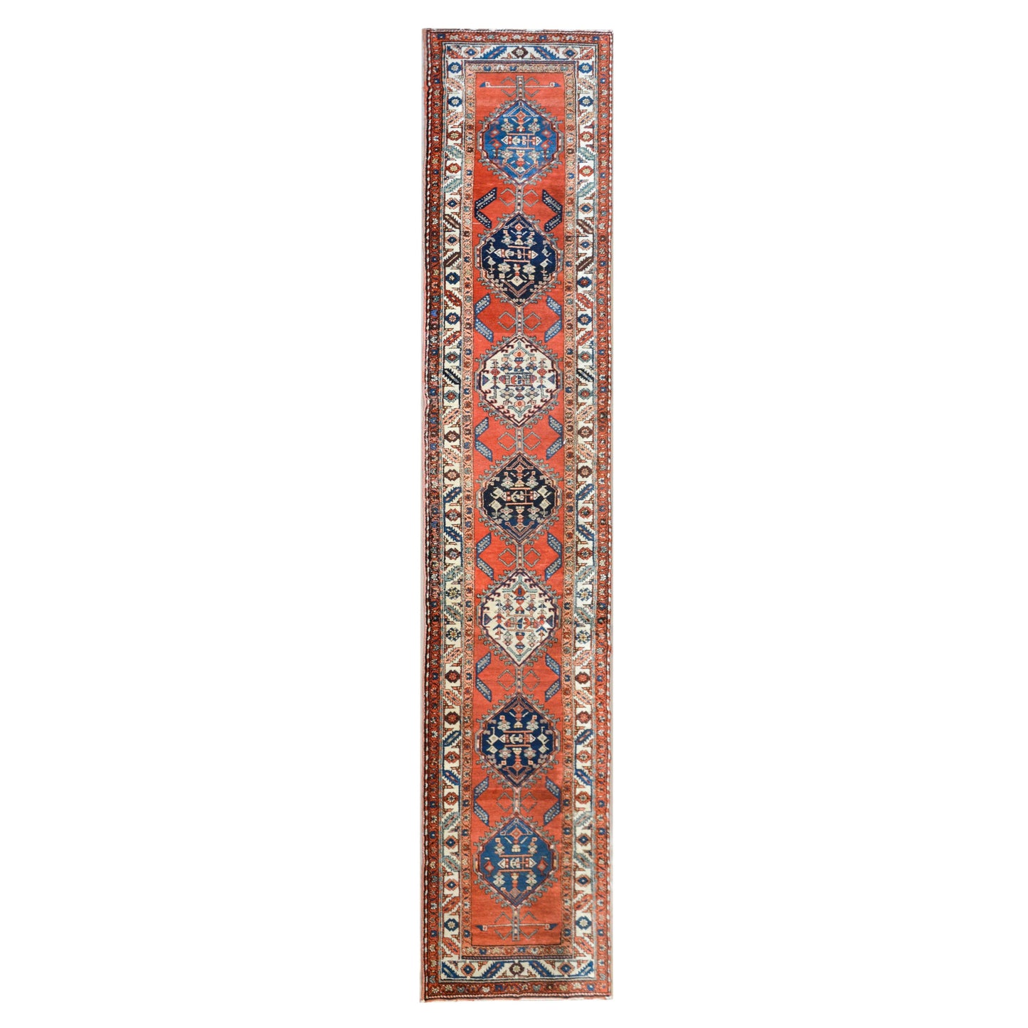 Early 20th Century Persian Malayer Runner For Sale