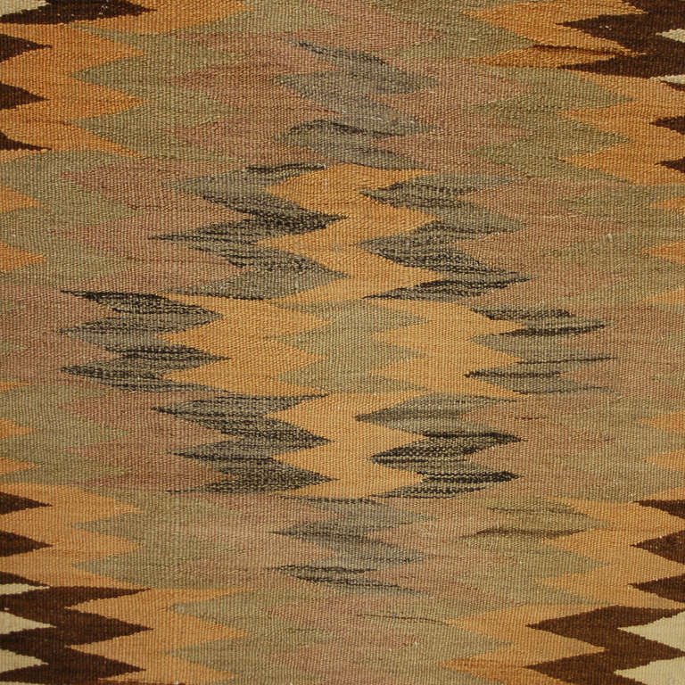 Early 20th Century Persian Kelardasht Kilim Runner For Sale