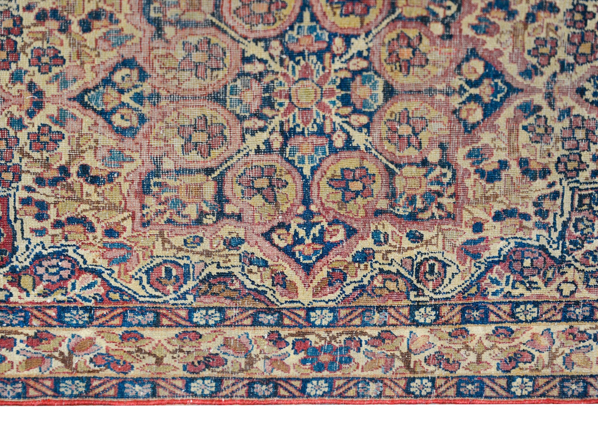 Early 20th Century Lavar Kirman Rug For Sale