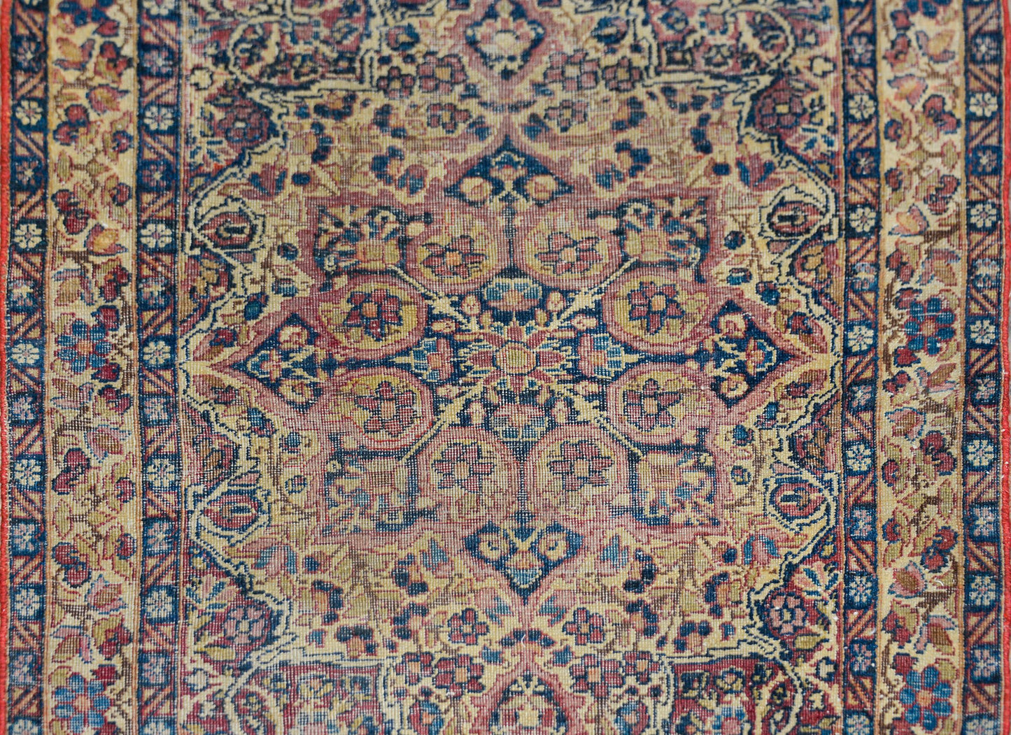 Early 20th Century Lavar Kirman Rug For Sale