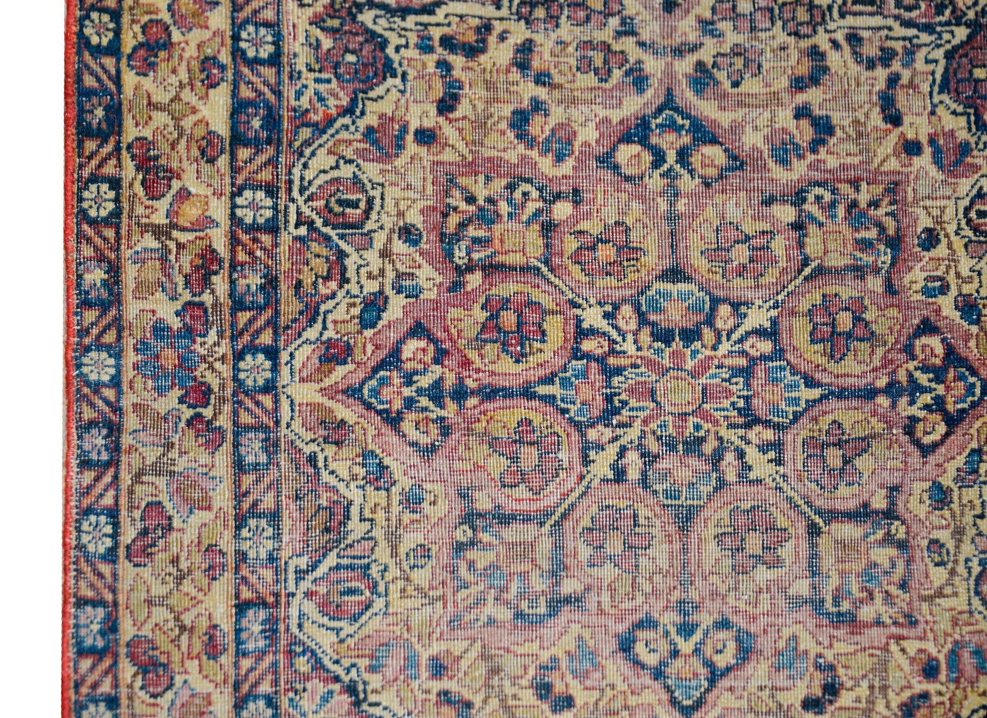 Early 20th Century Lavar Kirman Rug For Sale