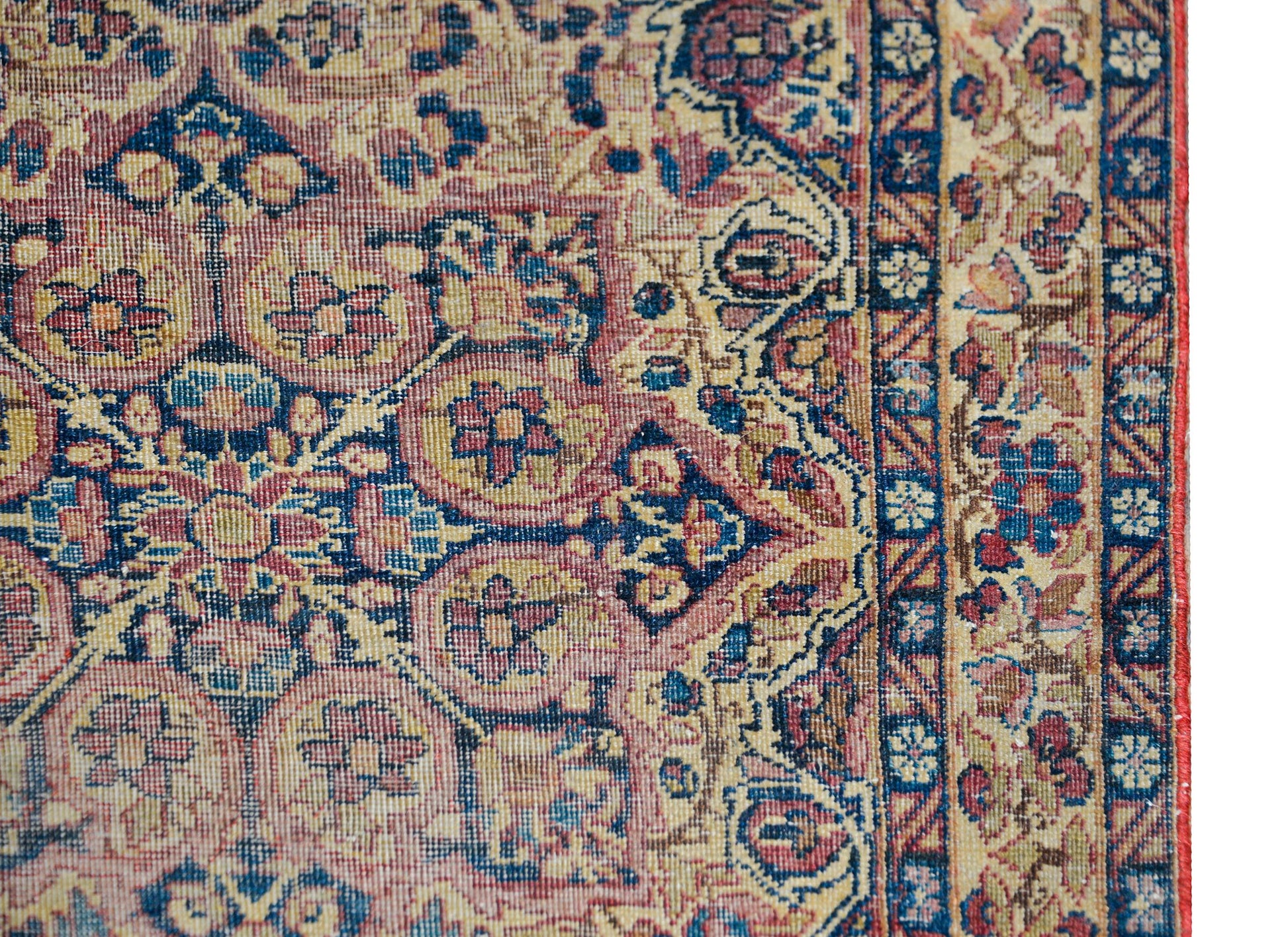 Early 20th Century Lavar Kirman Rug For Sale