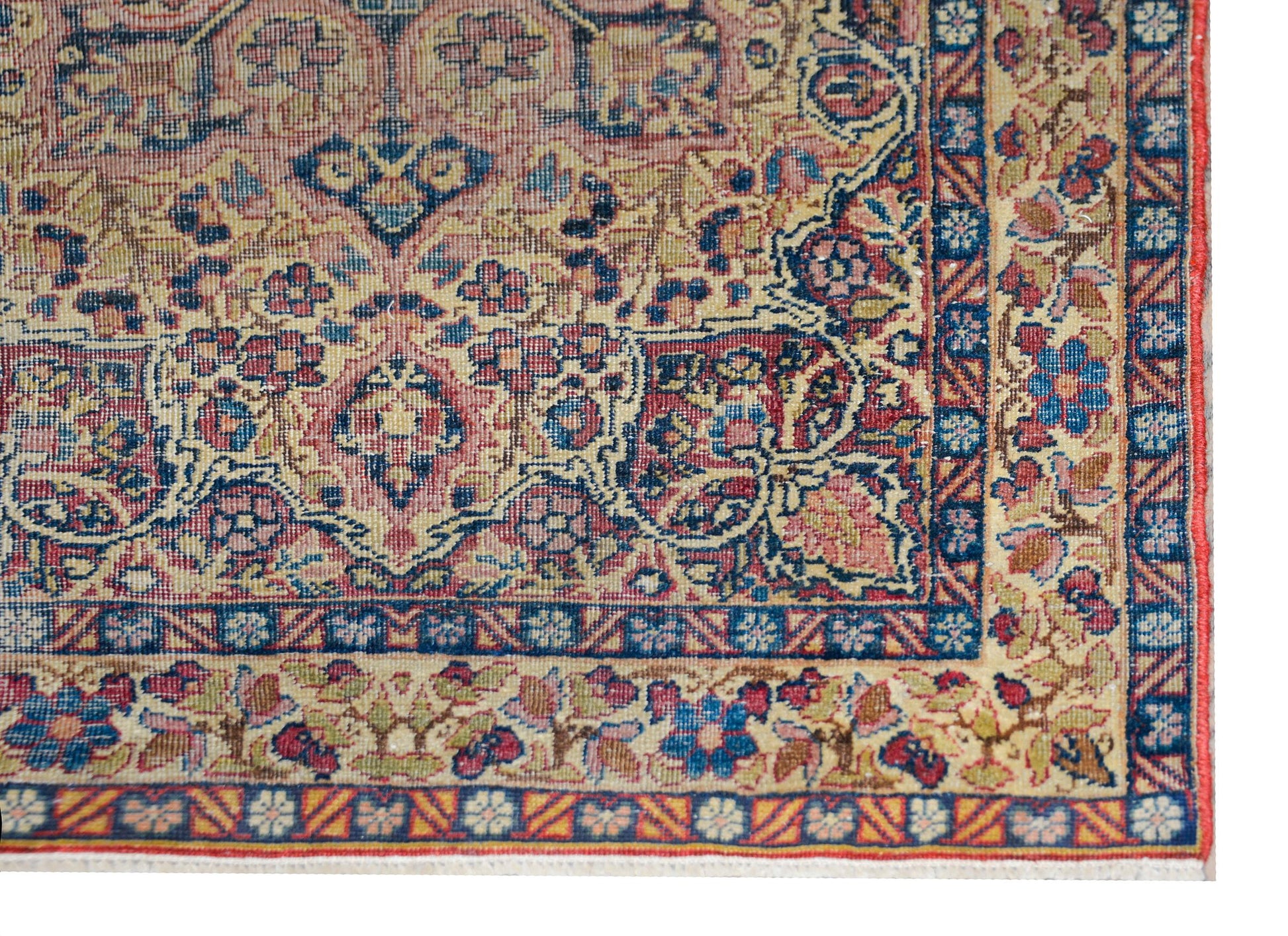 Early 20th Century Lavar Kirman Rug For Sale