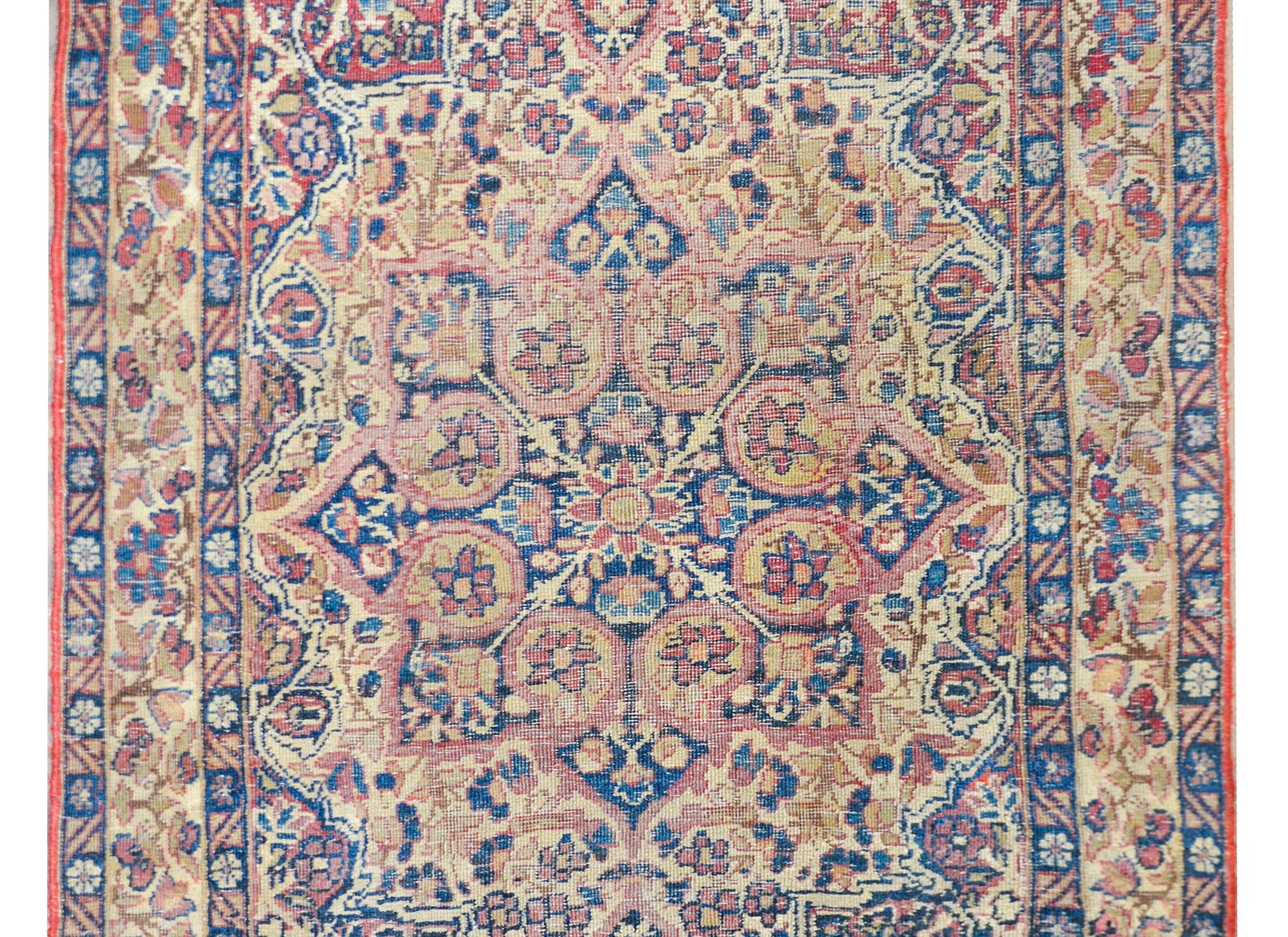 Early 20th Century Lavar Kirman Rug For Sale