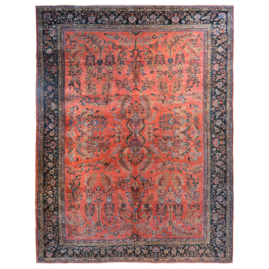 Wonderful Early 20th Century Sarouk Mahajeran For Sale