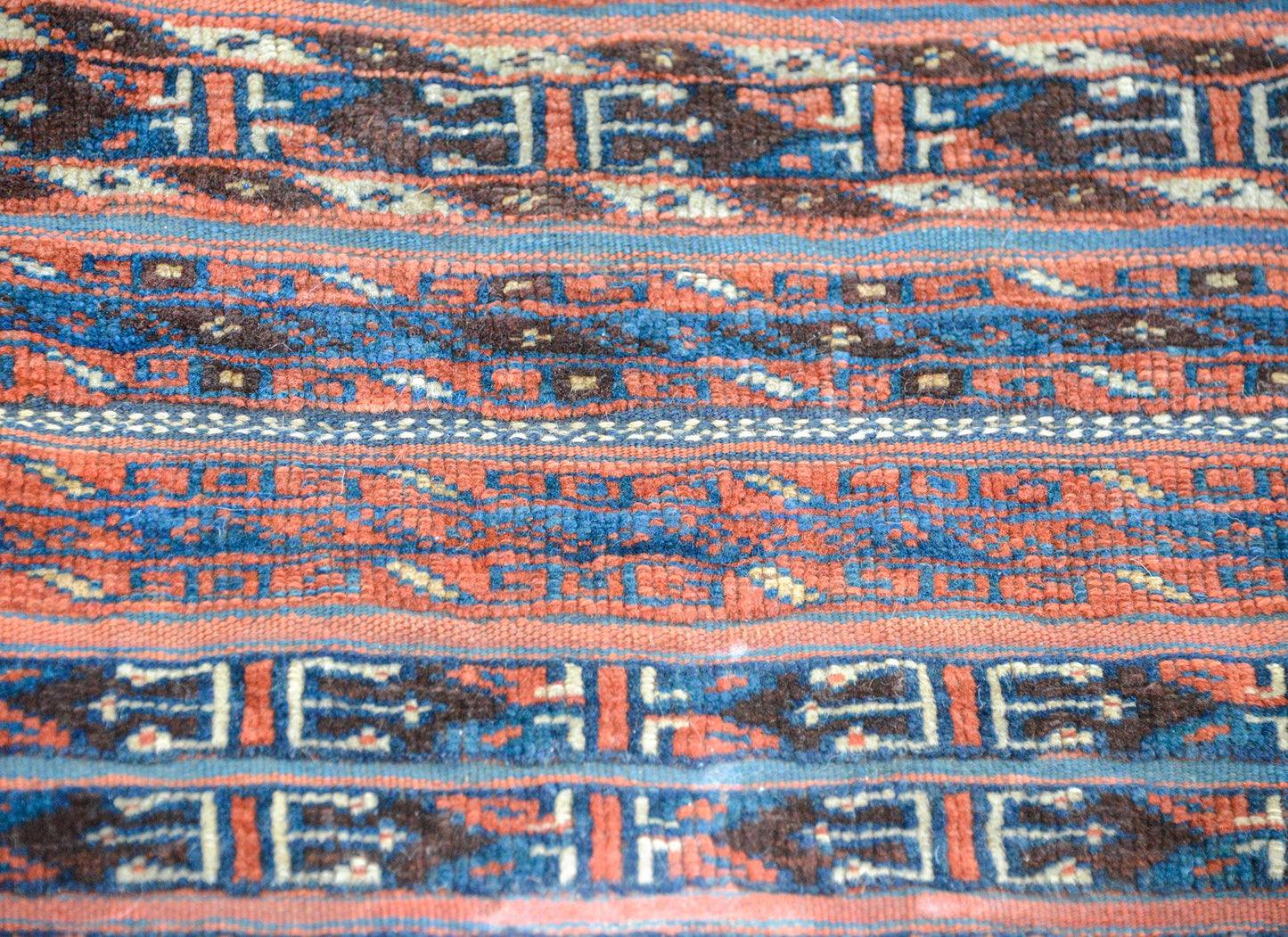 Charming Late 19th Century Turkmen Rug For Sale