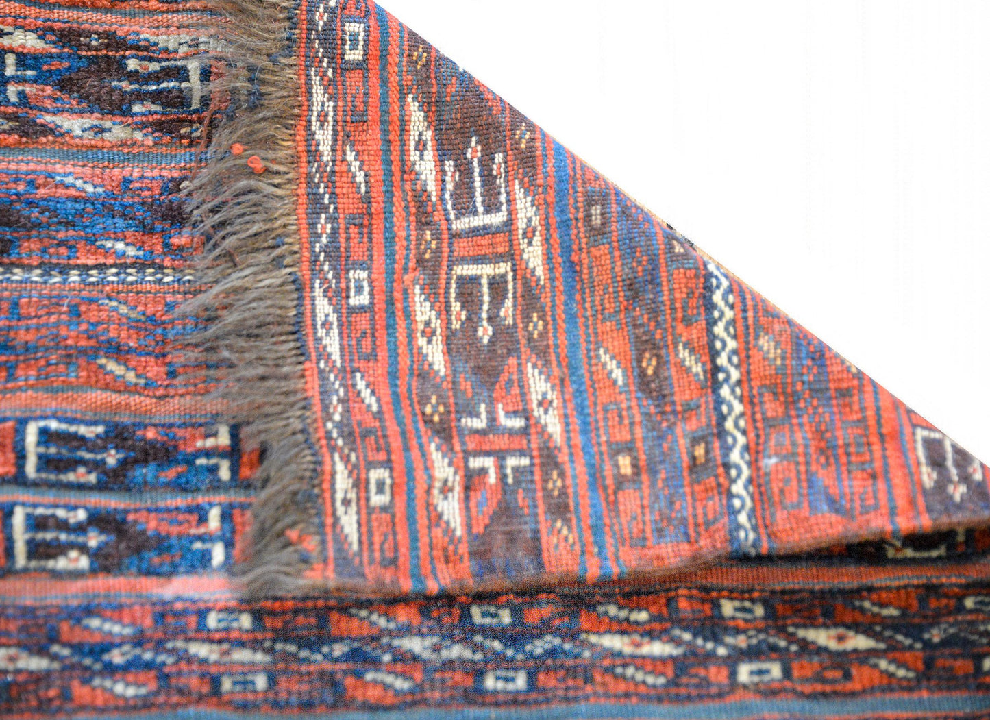 Charming Late 19th Century Turkmen Rug For Sale