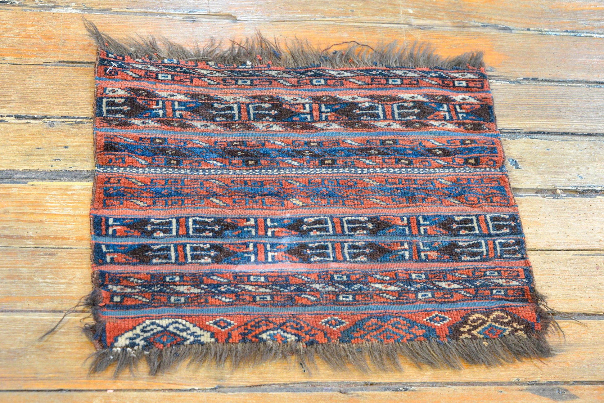 Charming Late 19th Century Turkmen Rug For Sale