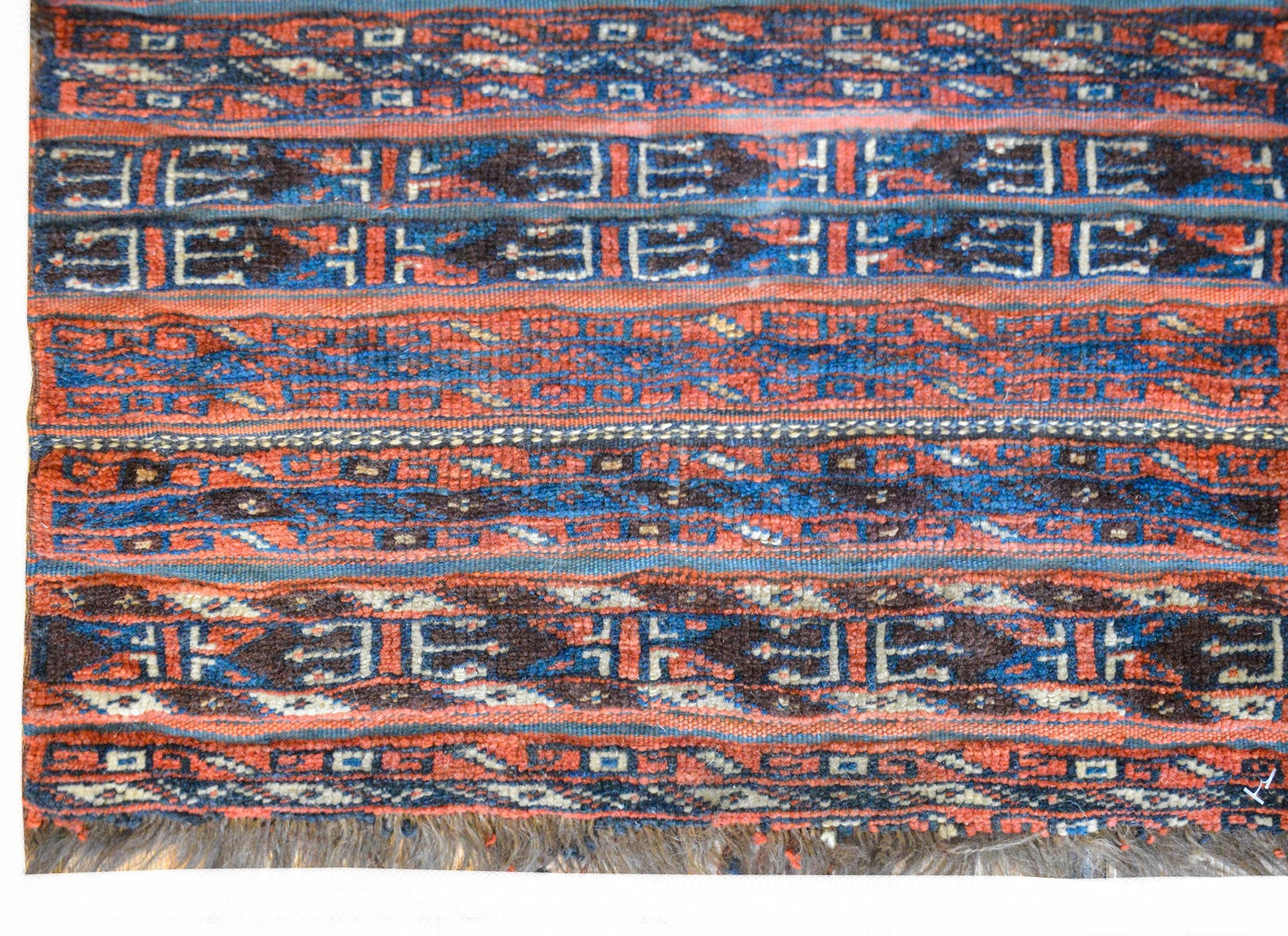 Charming Late 19th Century Turkmen Rug For Sale