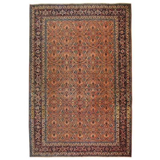 Early 20th Century Persian Tabriz Rug For Sale